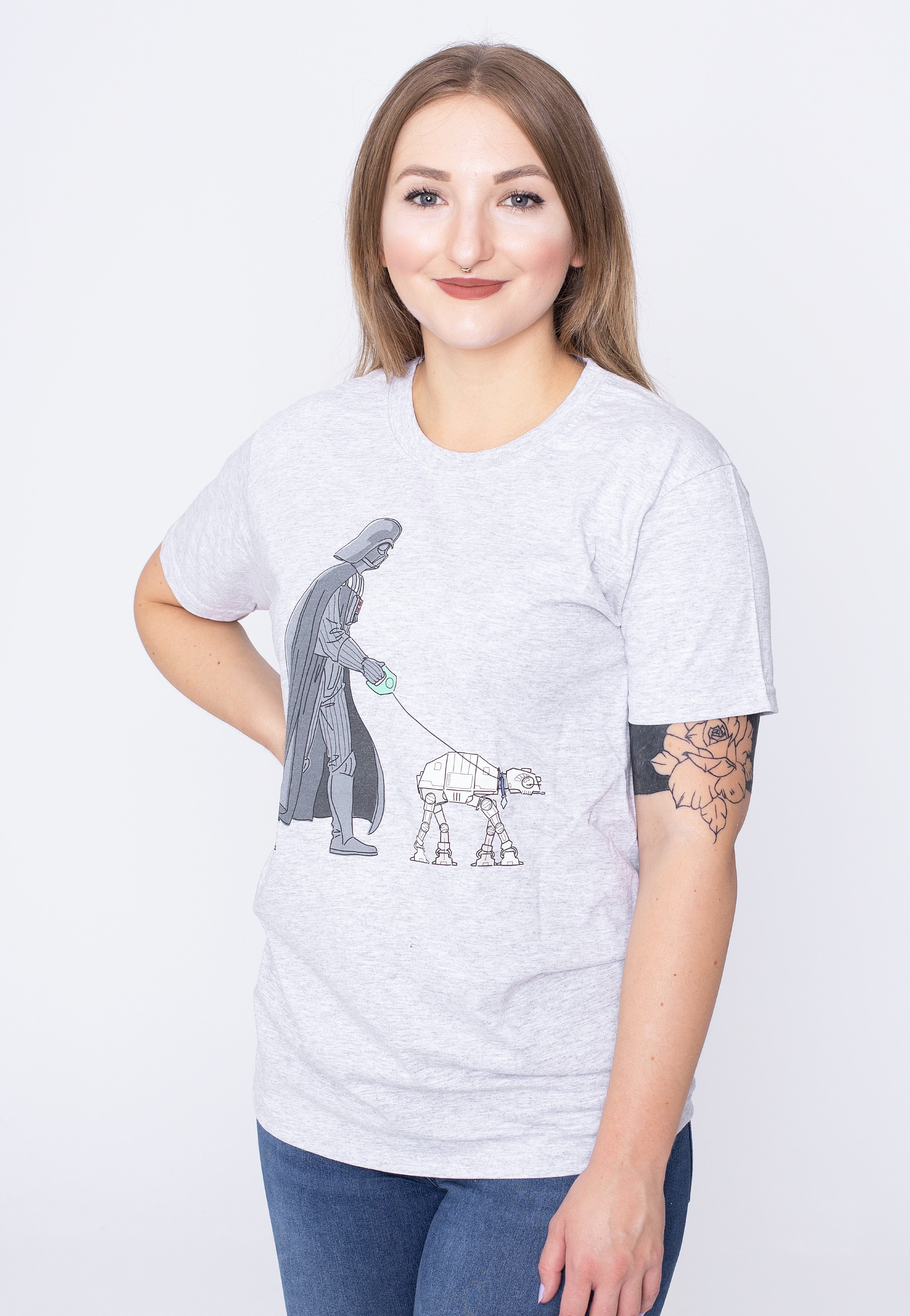 Star Wars - Vader Walker Grey - T-Shirt | Women-Image