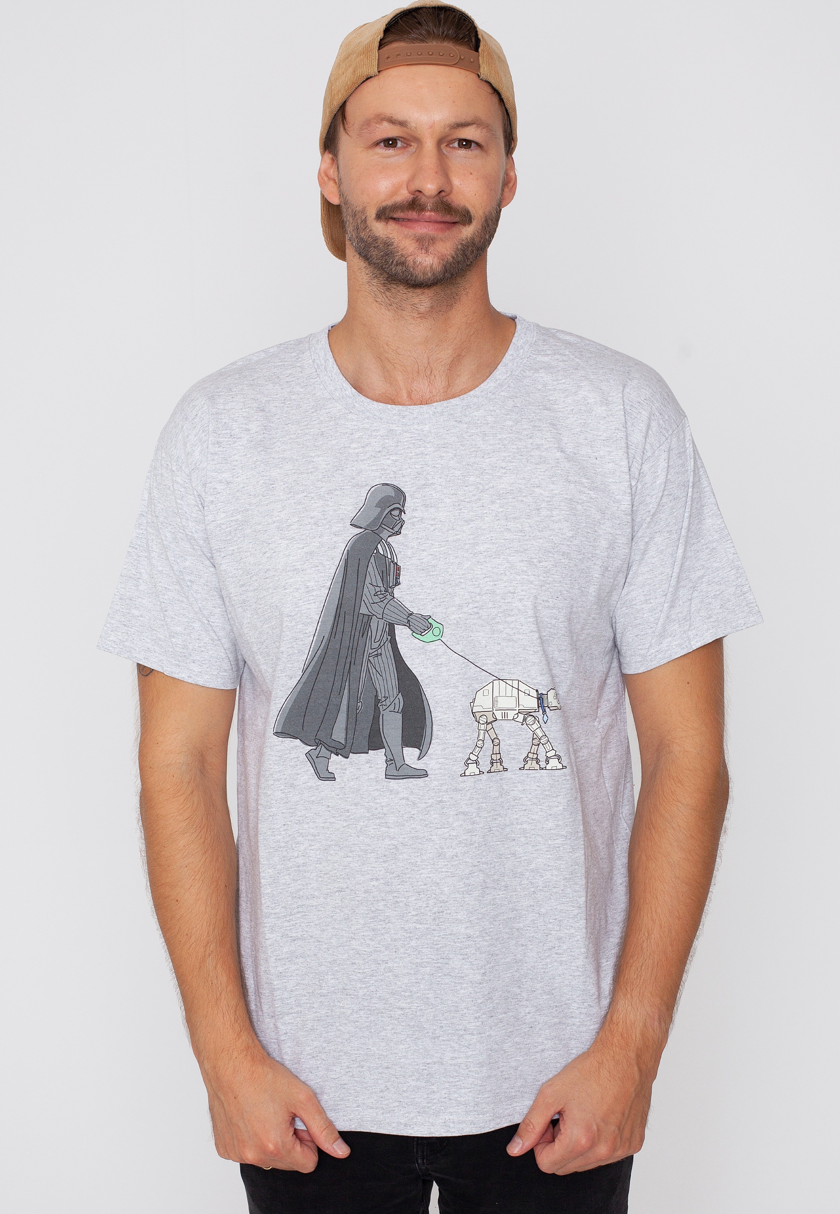 Star Wars - Vader Walker Grey - T-Shirt | Men-Image