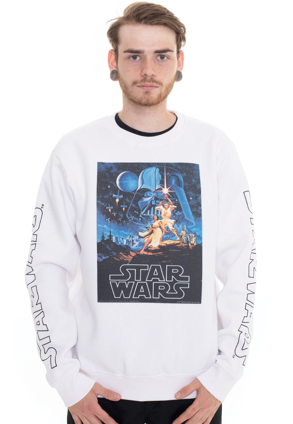 Star Wars - Vintage Poster White - Sweater | Men-Image