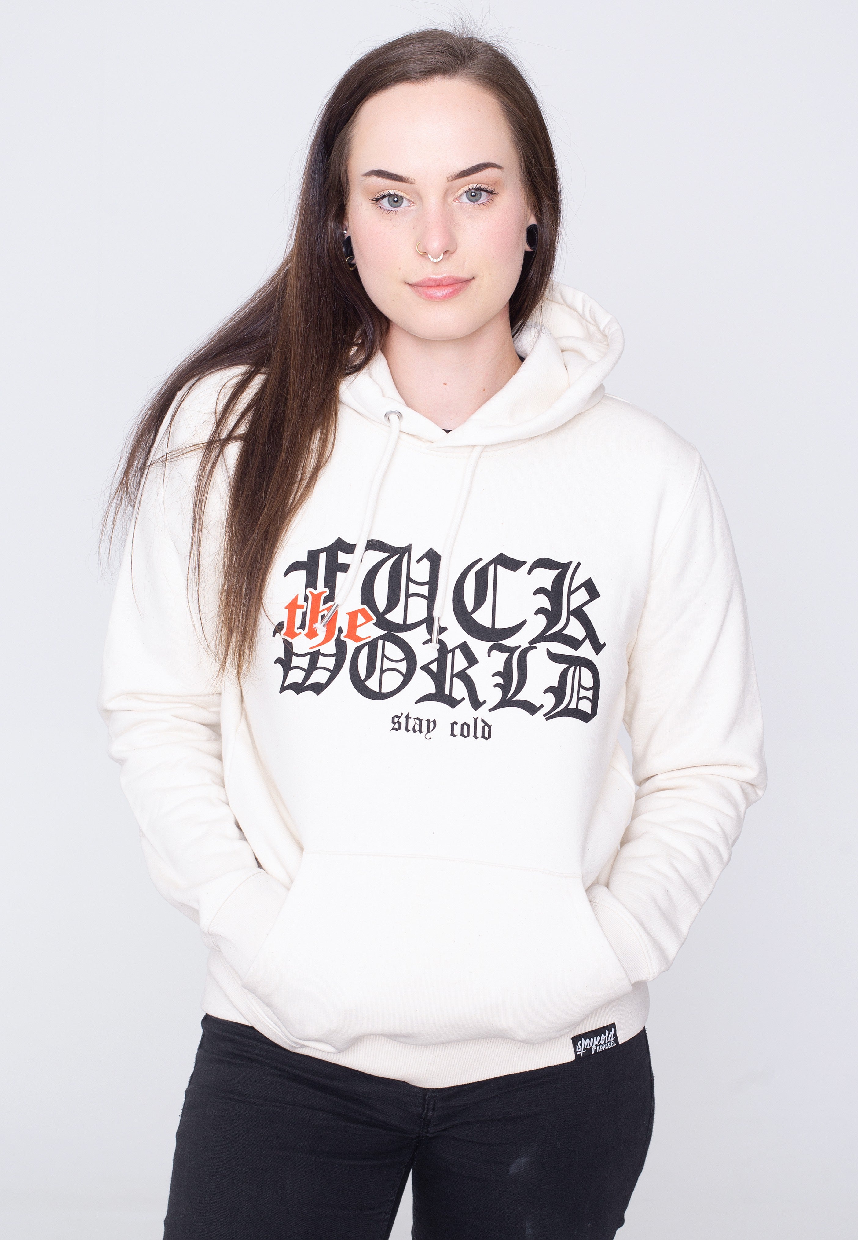 Stay Cold Apparel - Fuck The World - Hoodie | Women-Image