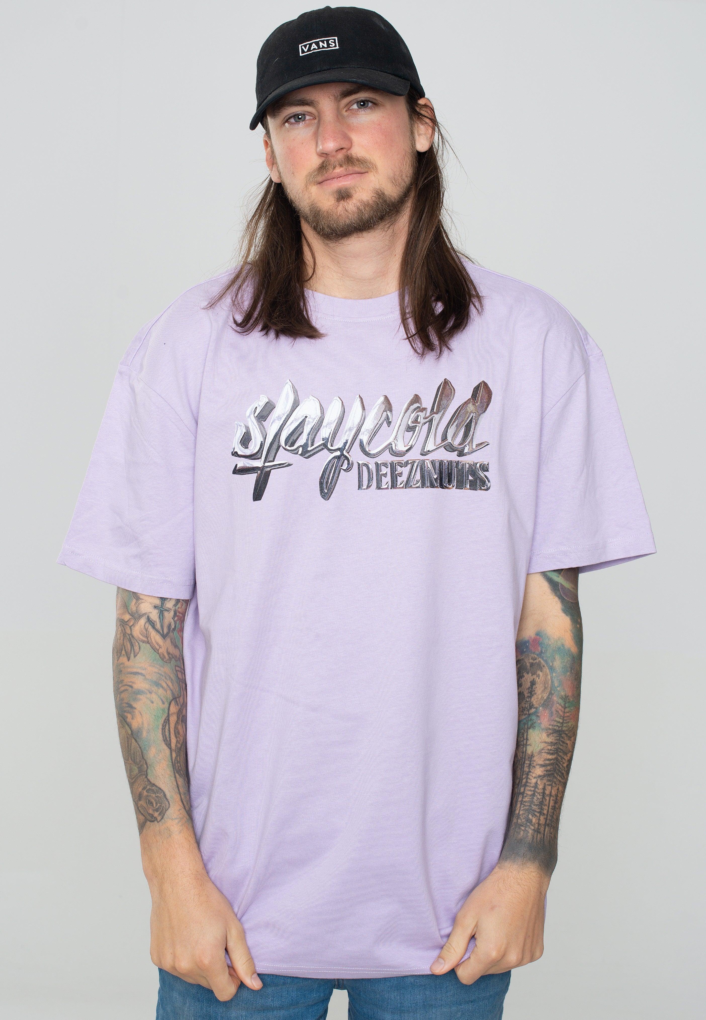 Stay Cold Apparel - Hedonistic Wasteland x Deez Nuts Purple - T-Shirt | Men-Image