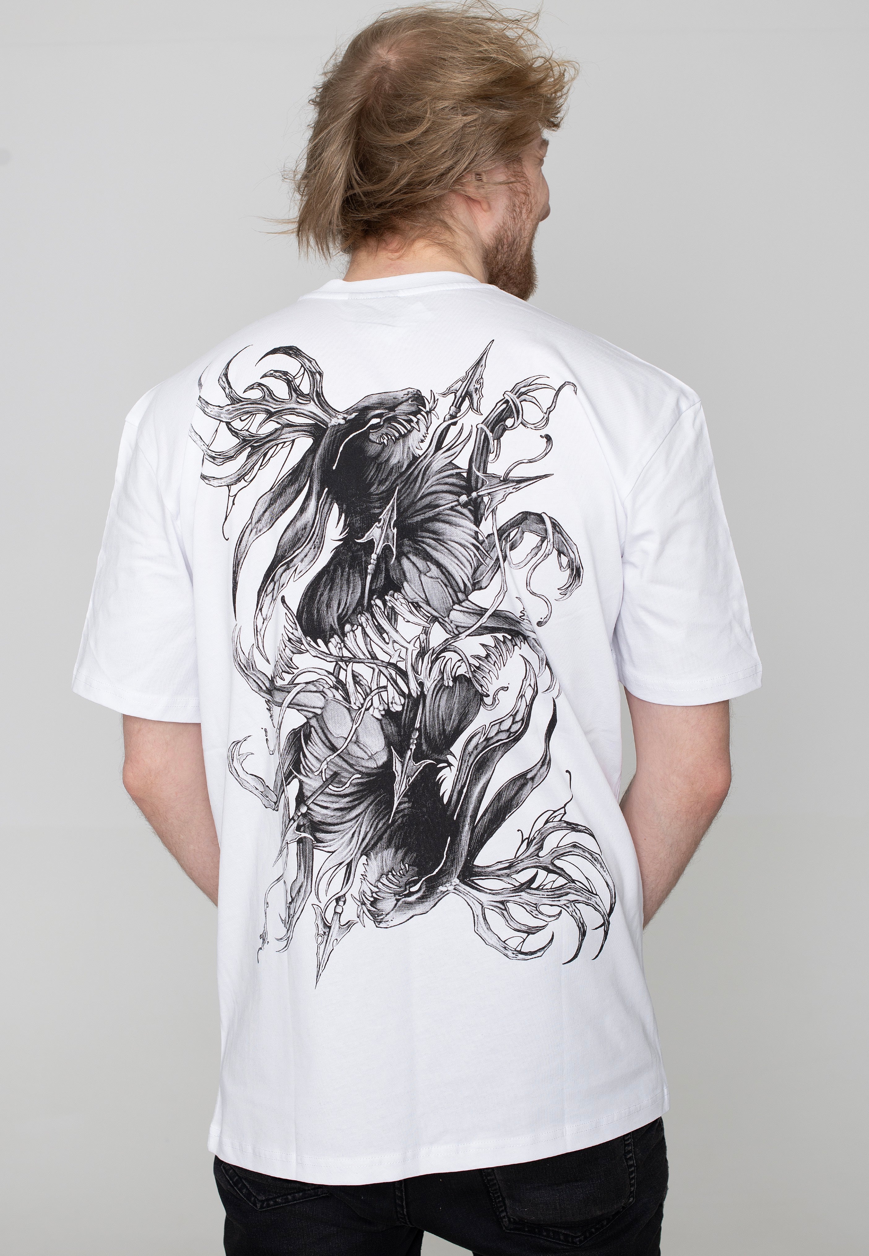 Stay Cold Apparel - Memento Mori Oversized White - T-Shirt | Men-Image