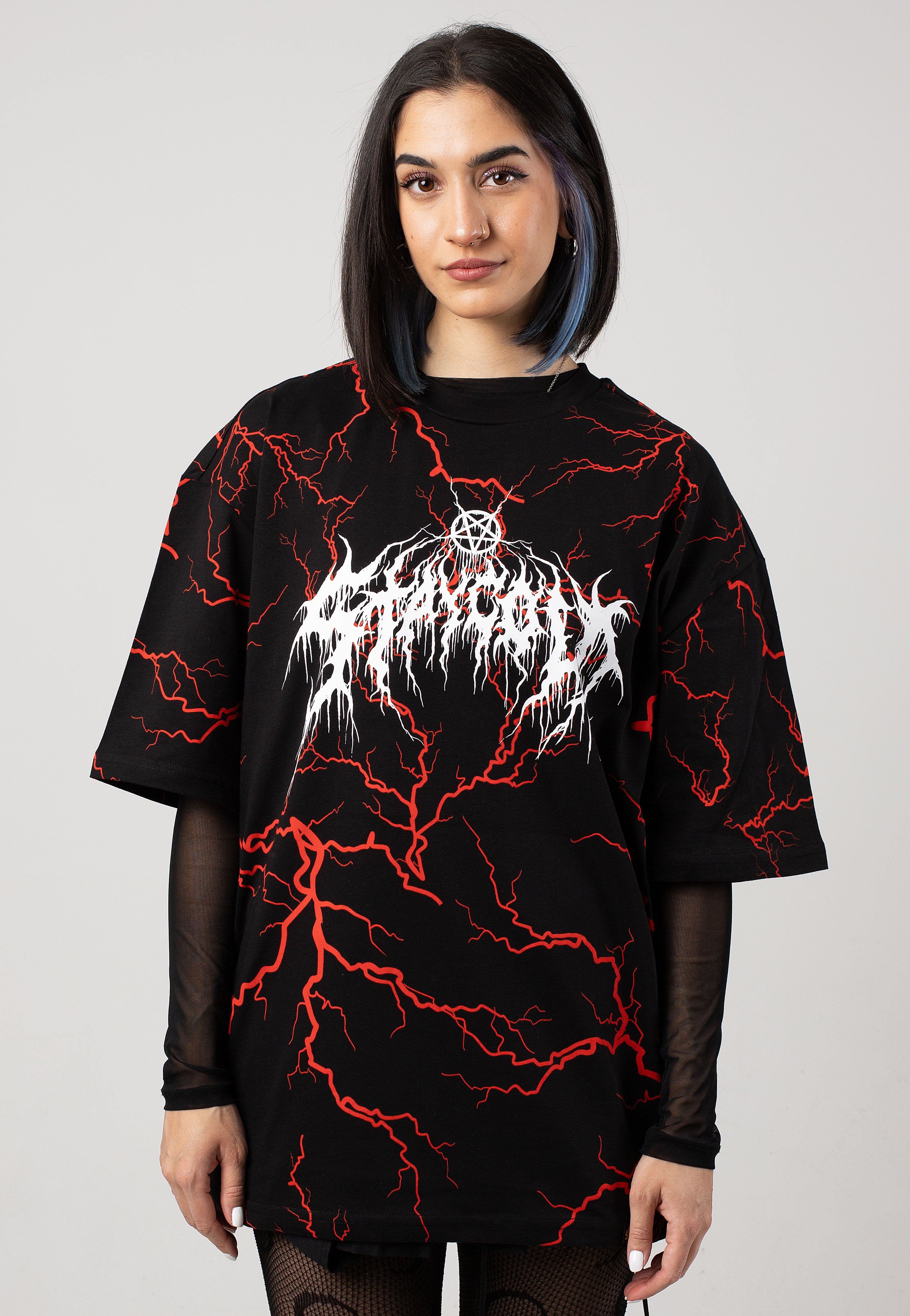 Stay Cold Apparel - Lightning Strikes Black - T-Shirt | Women-Image