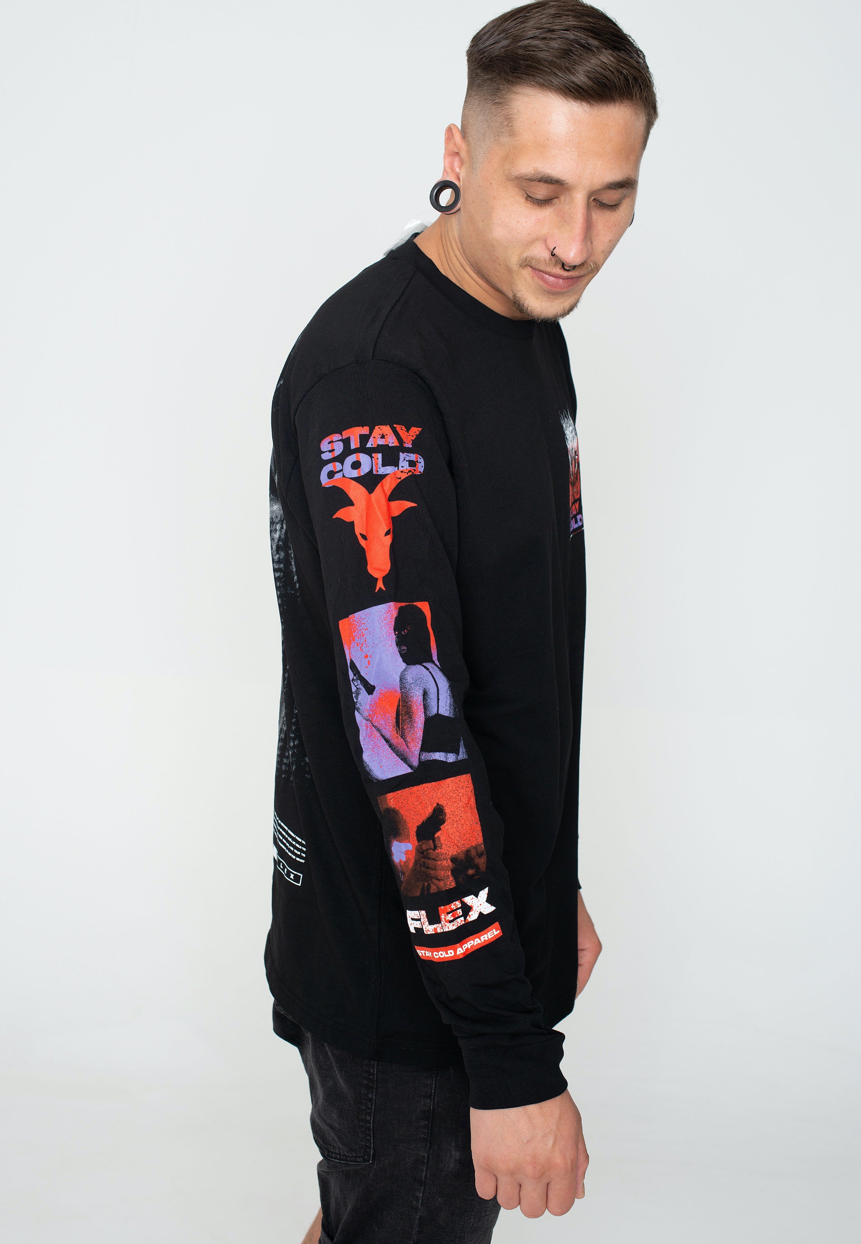 Stay Cold Apparel - Masket Death - Longsleeve | Men-Image