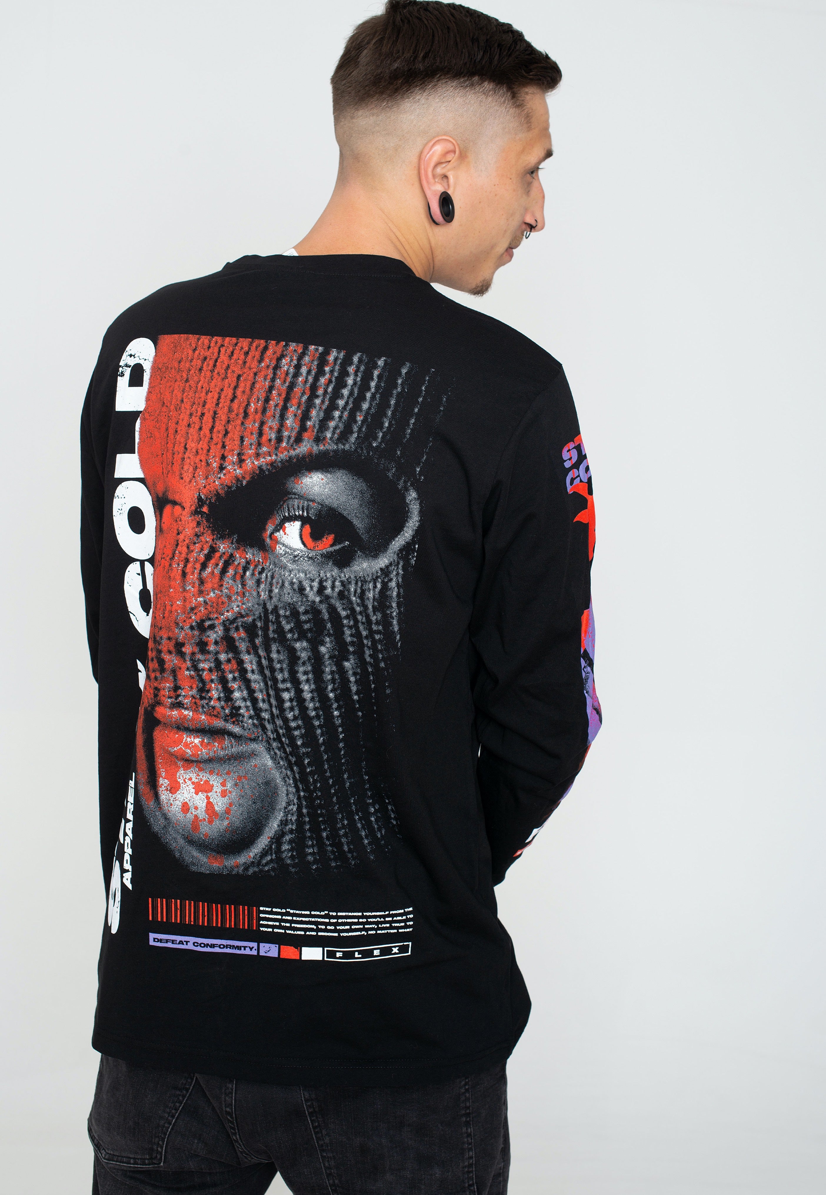 Stay Cold Apparel - Masket Death - Longsleeve | Men-Image