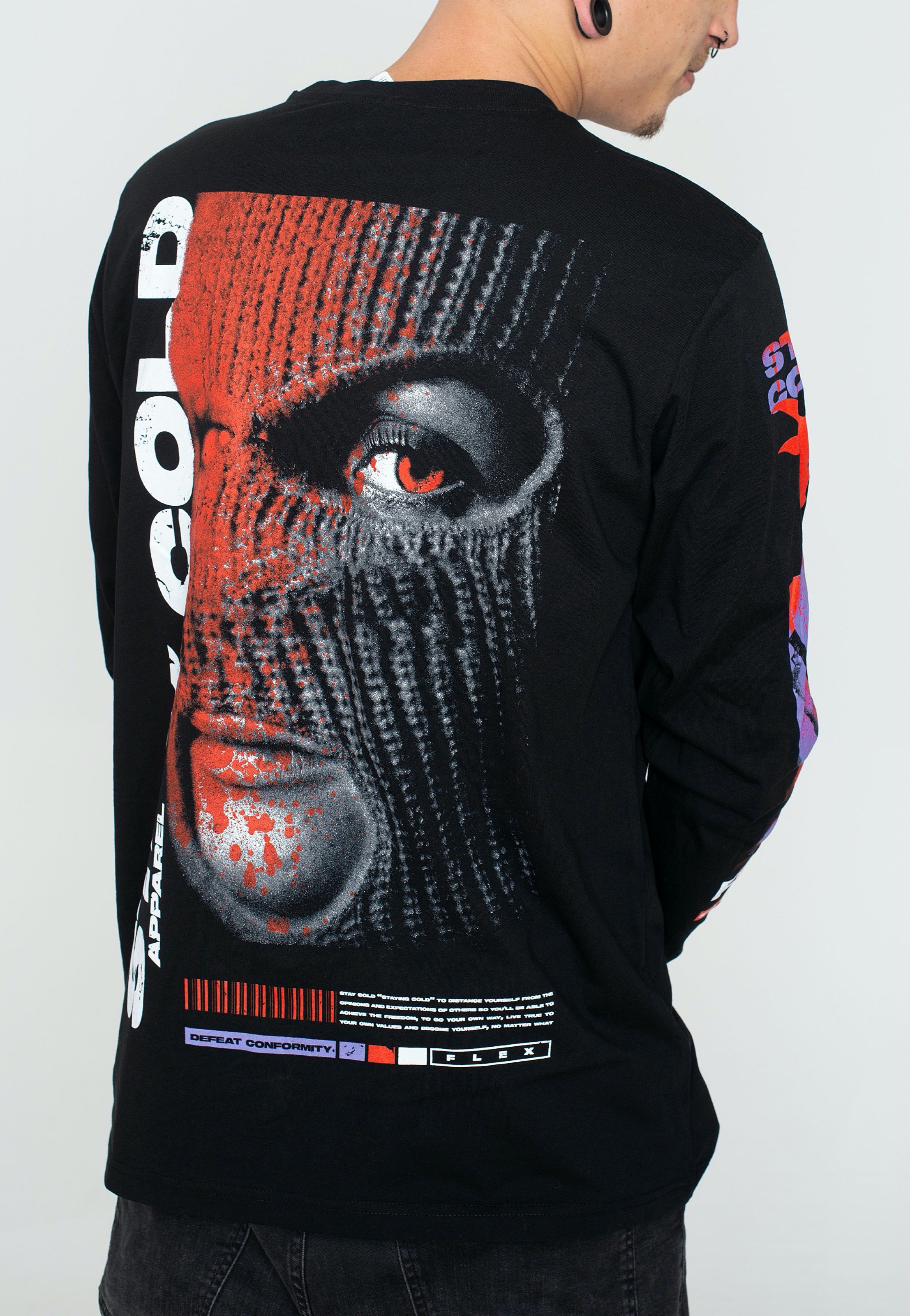 Stay Cold Apparel - Masket Death - Longsleeve | Men-Image