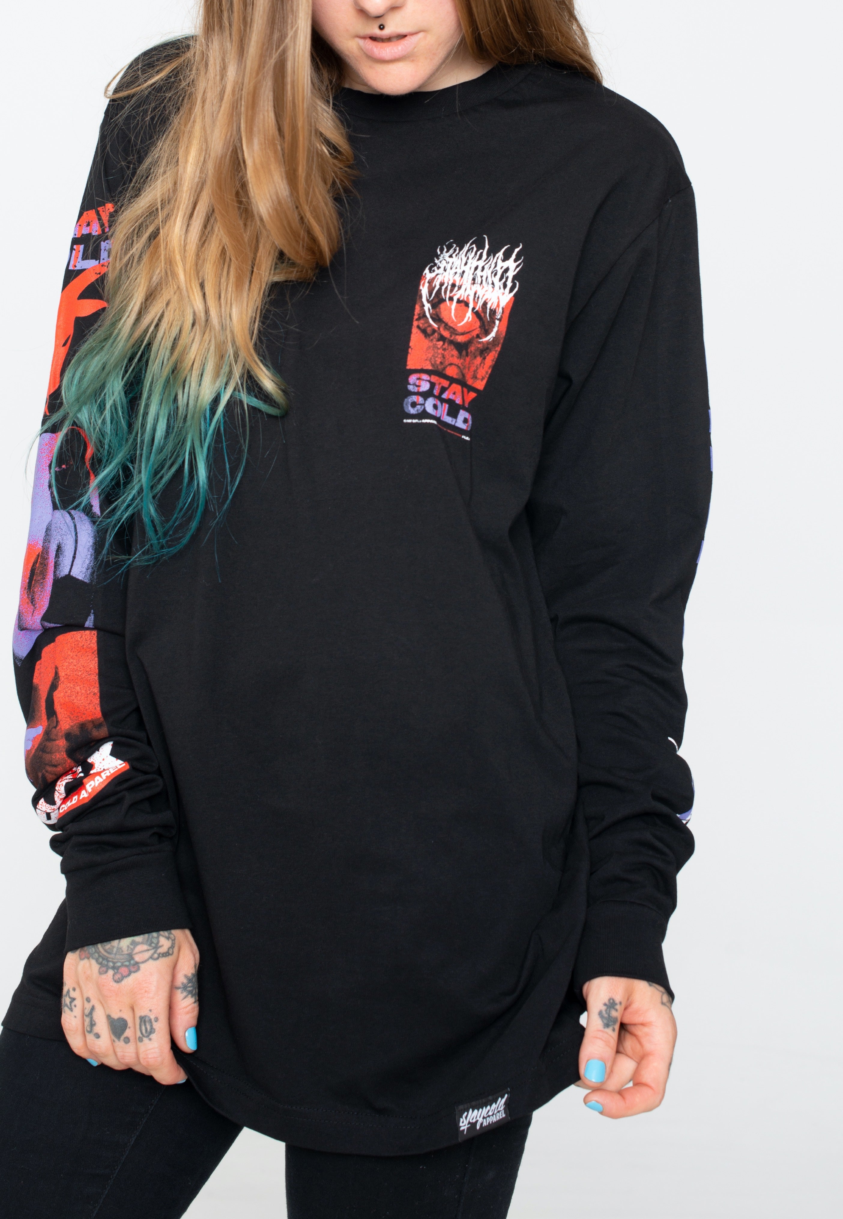 Stay Cold Apparel - Masket Death - Longsleeve | Women-Image