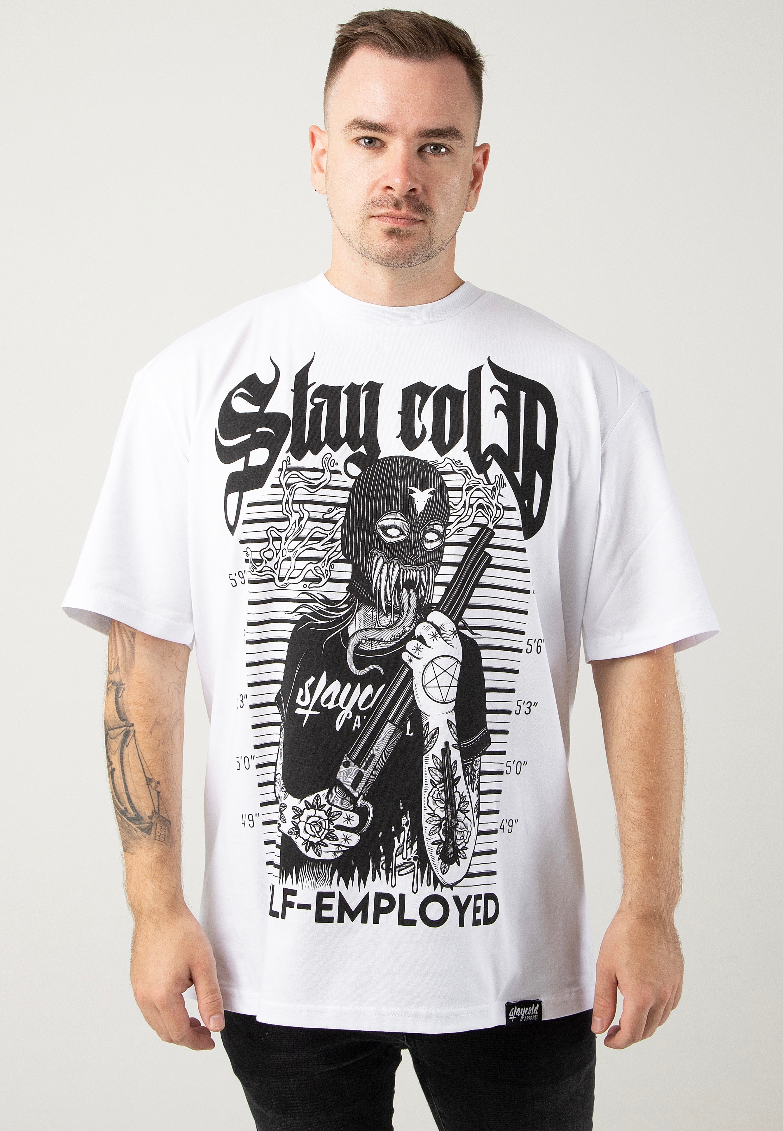 Stay Cold Apparel - Self Employed White - T-Shirt | Men-Image