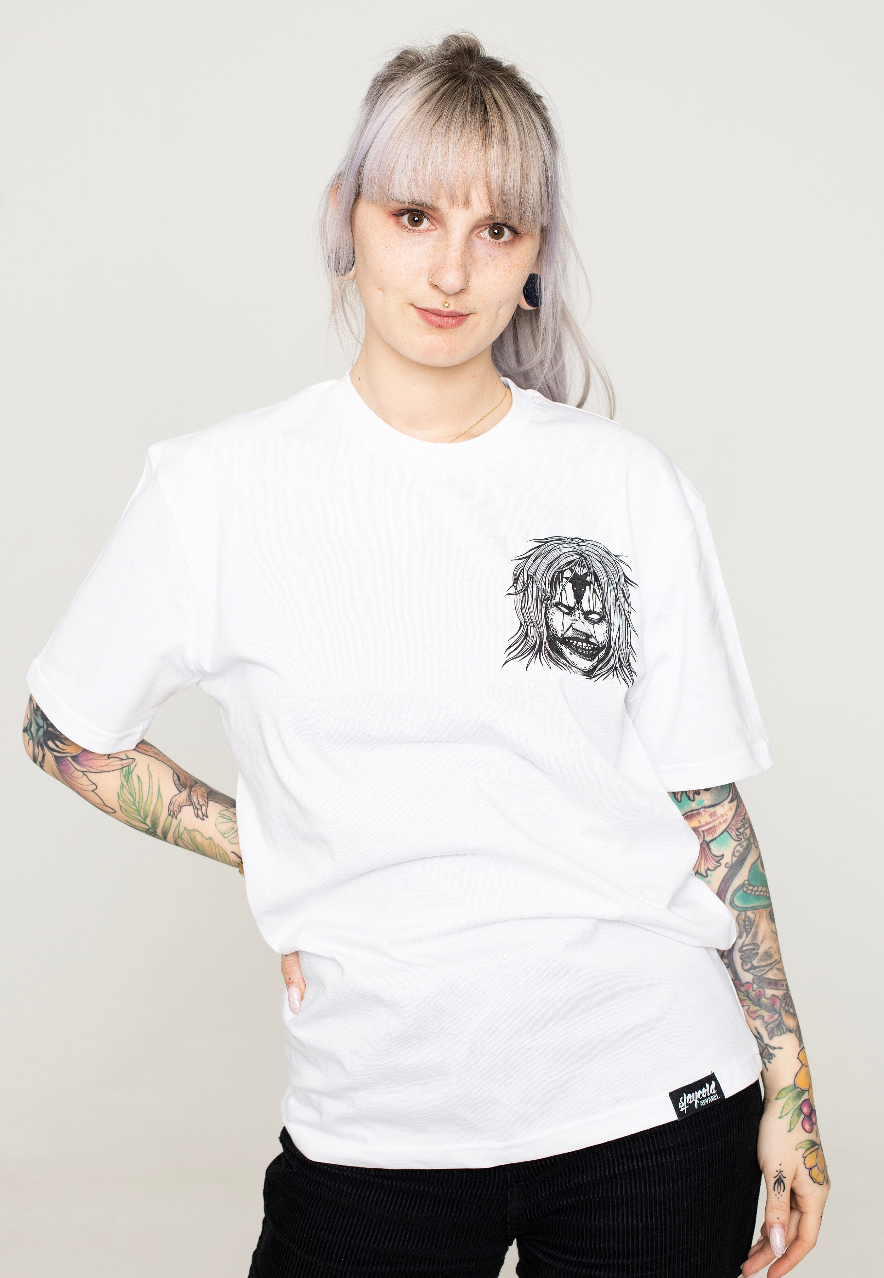 Stay Cold Apparel - The Antichrist White - T-Shirt | Women-Image