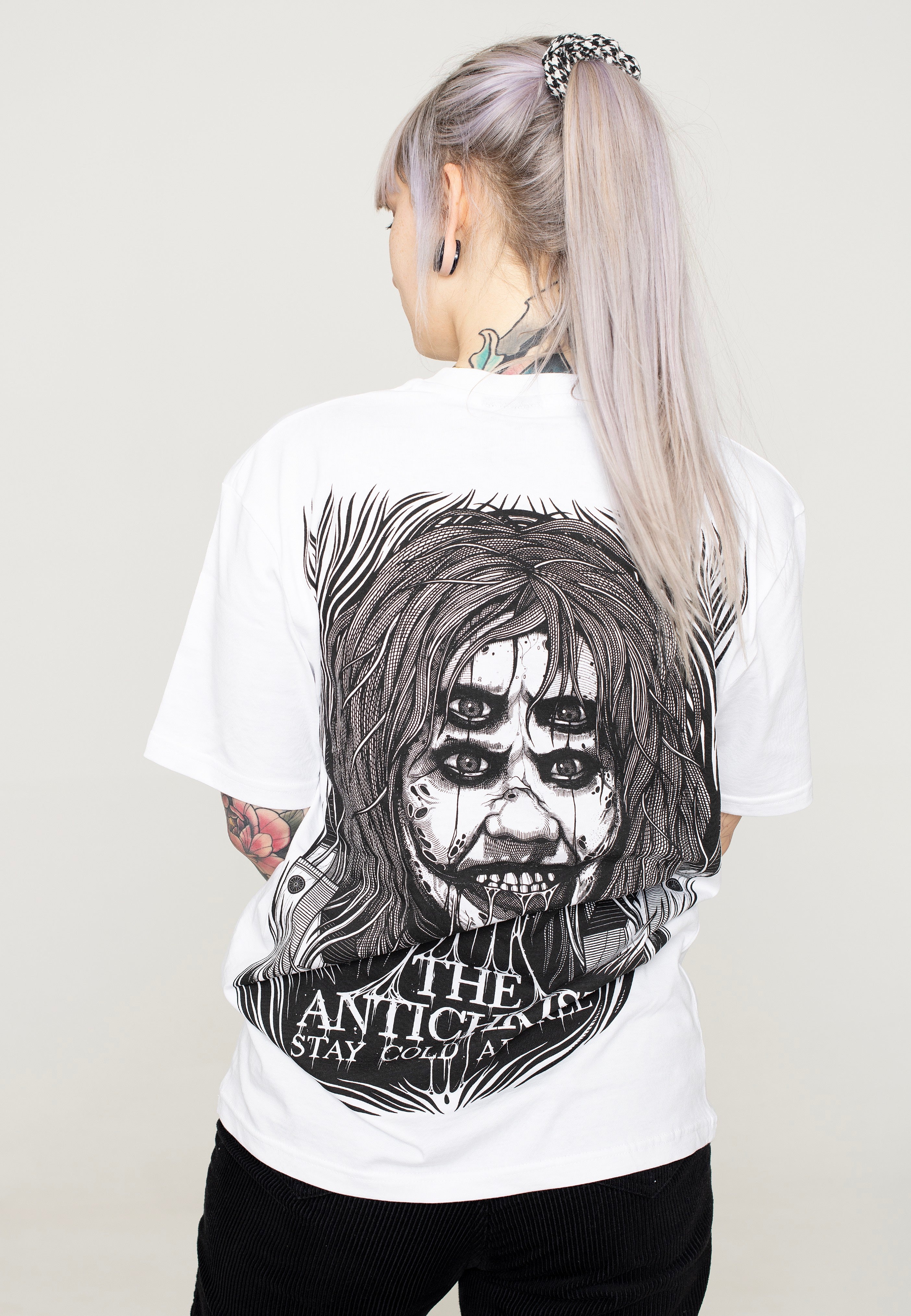 Stay Cold Apparel - The Antichrist White - T-Shirt | Women-Image