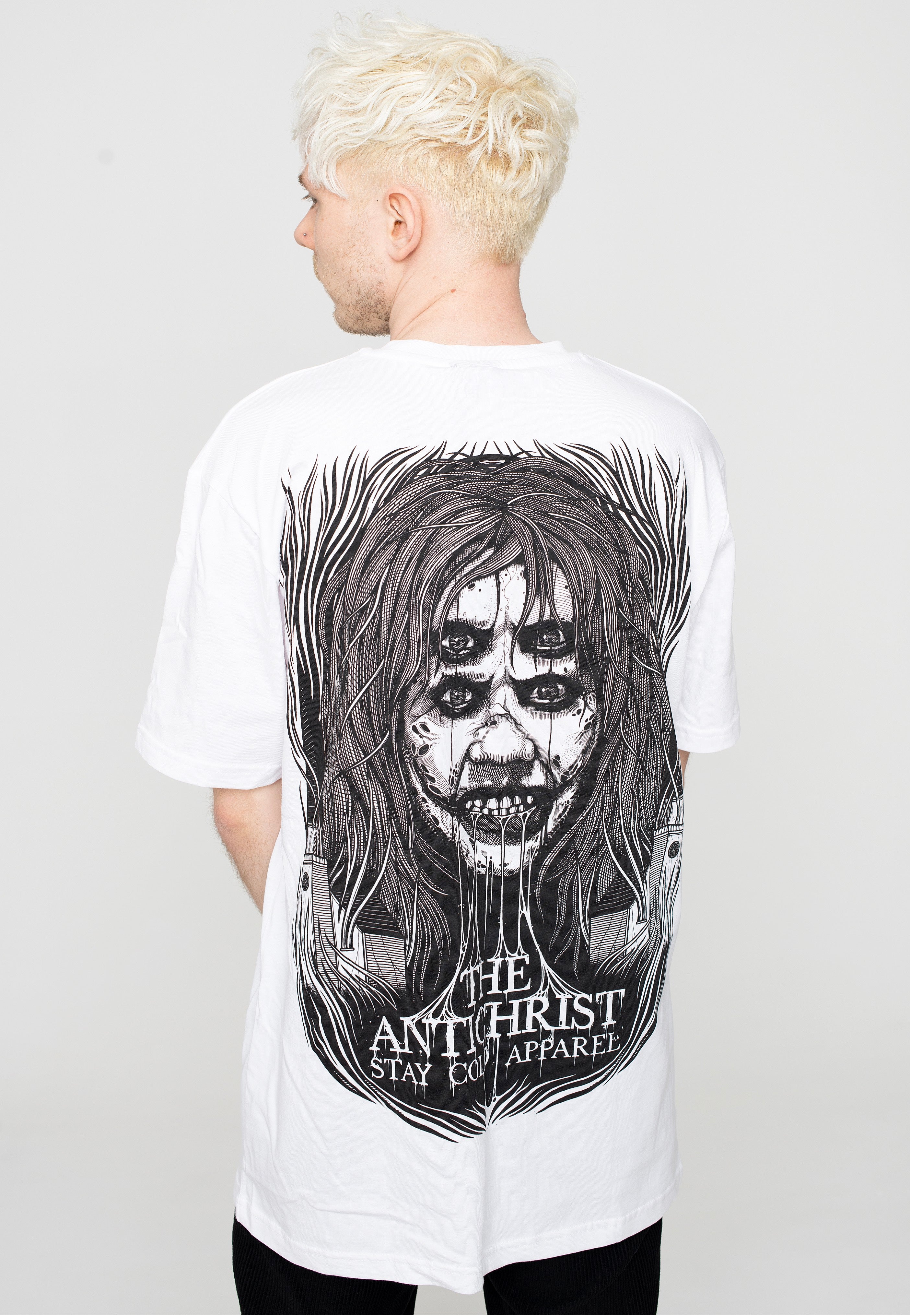 Stay Cold Apparel - The Antichrist White - T-Shirt | Men-Image