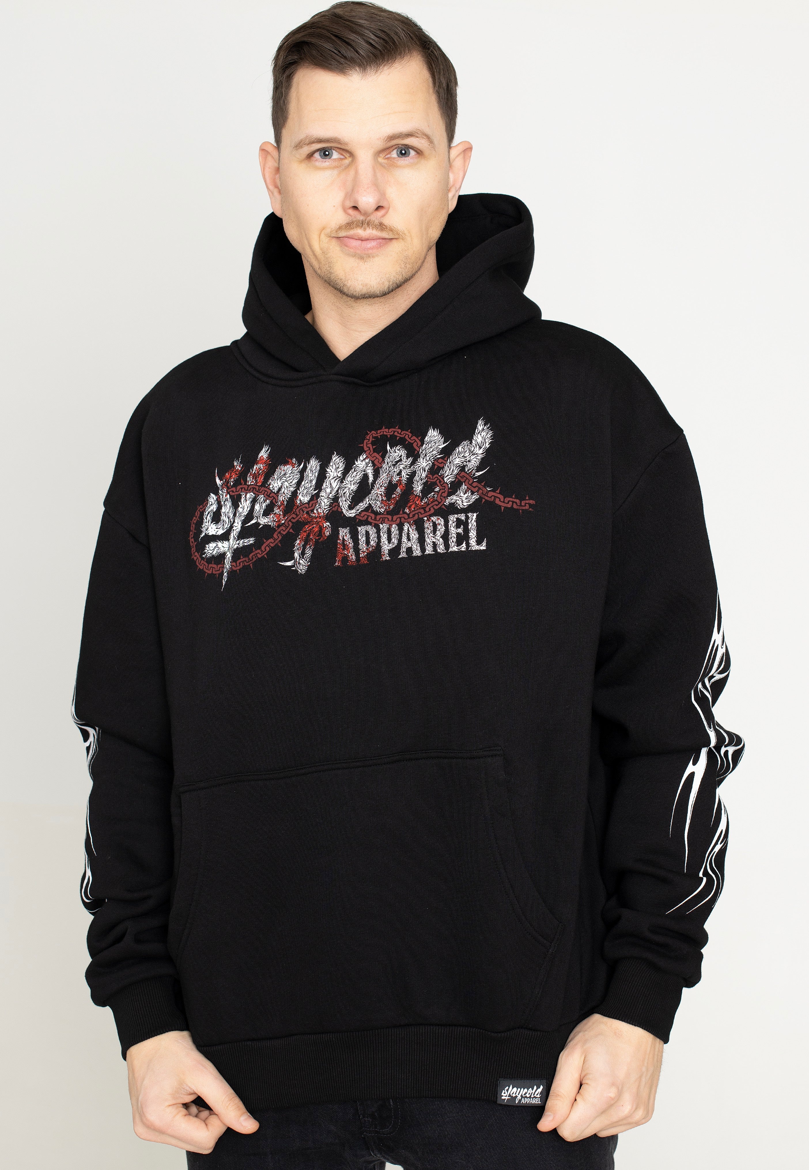 Stay Cold Apparel - The Impaler Oversized Black - Hoodie | Men-Image