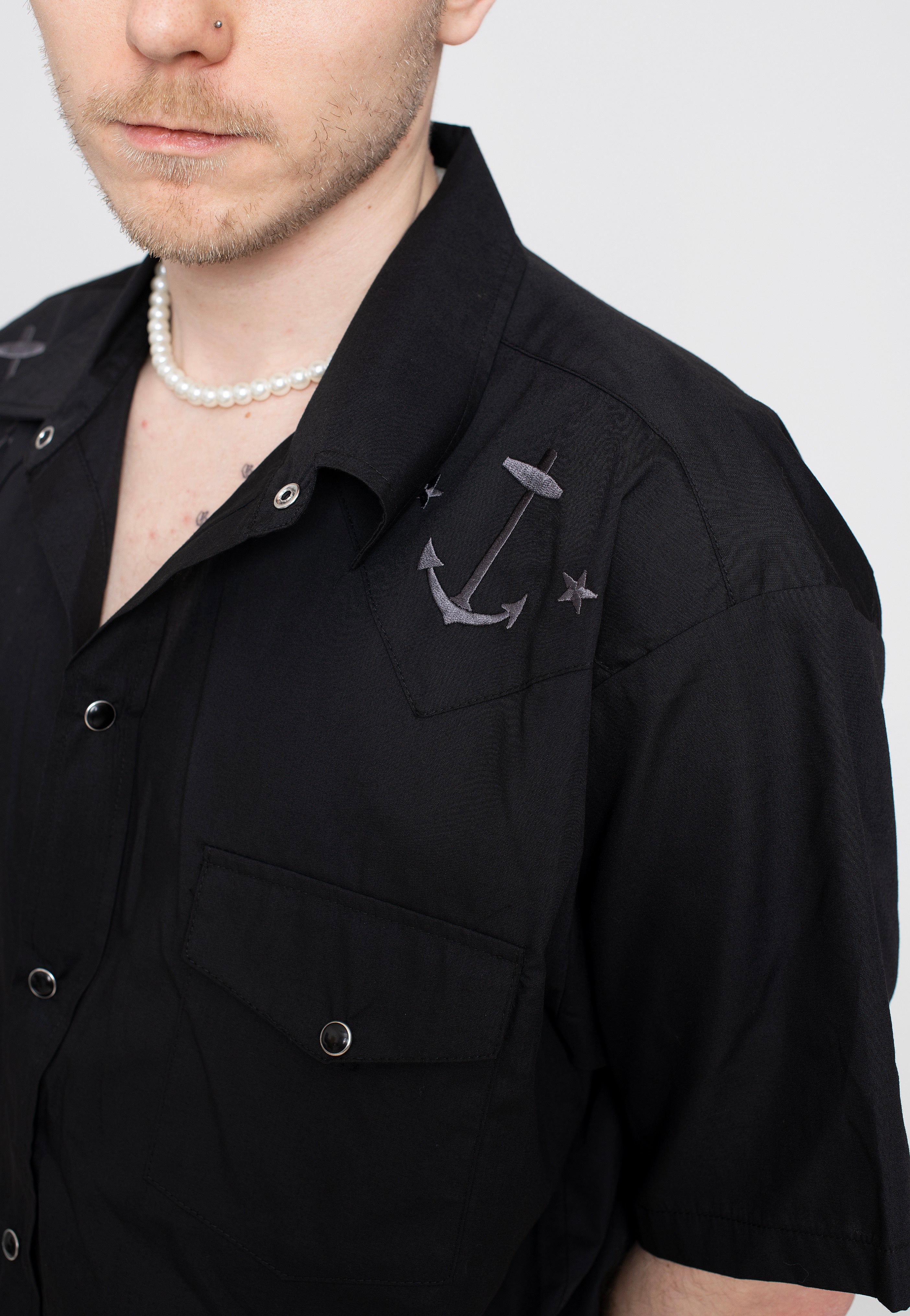 Steady Clothing - Anchored Western Black - Shirt | Men-Image