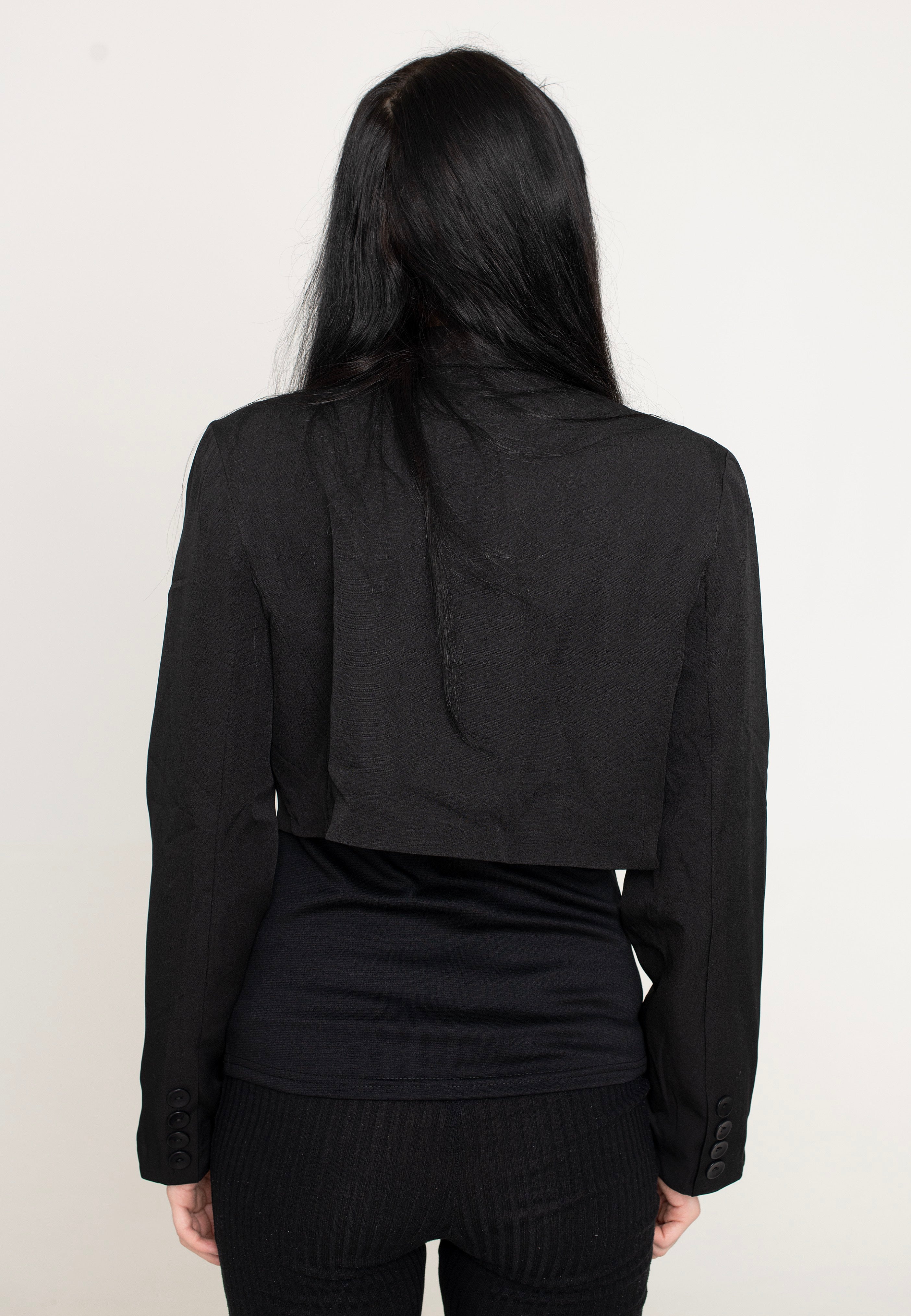 Foxblood - Crop Boss Black - Blazer | Women-Image