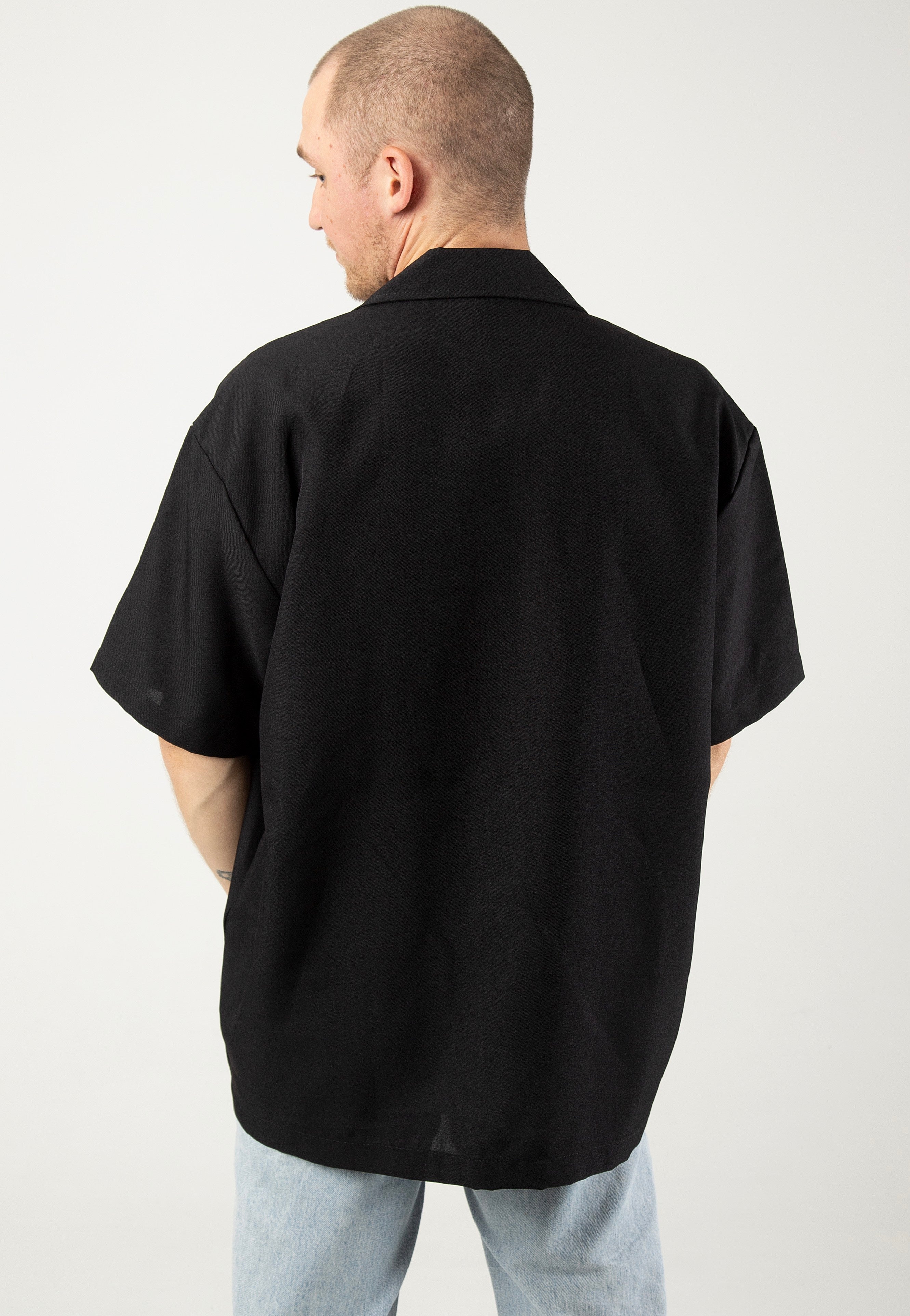 Steady Clothing - Poplin Double Panel Black - Shirt | Men-Image