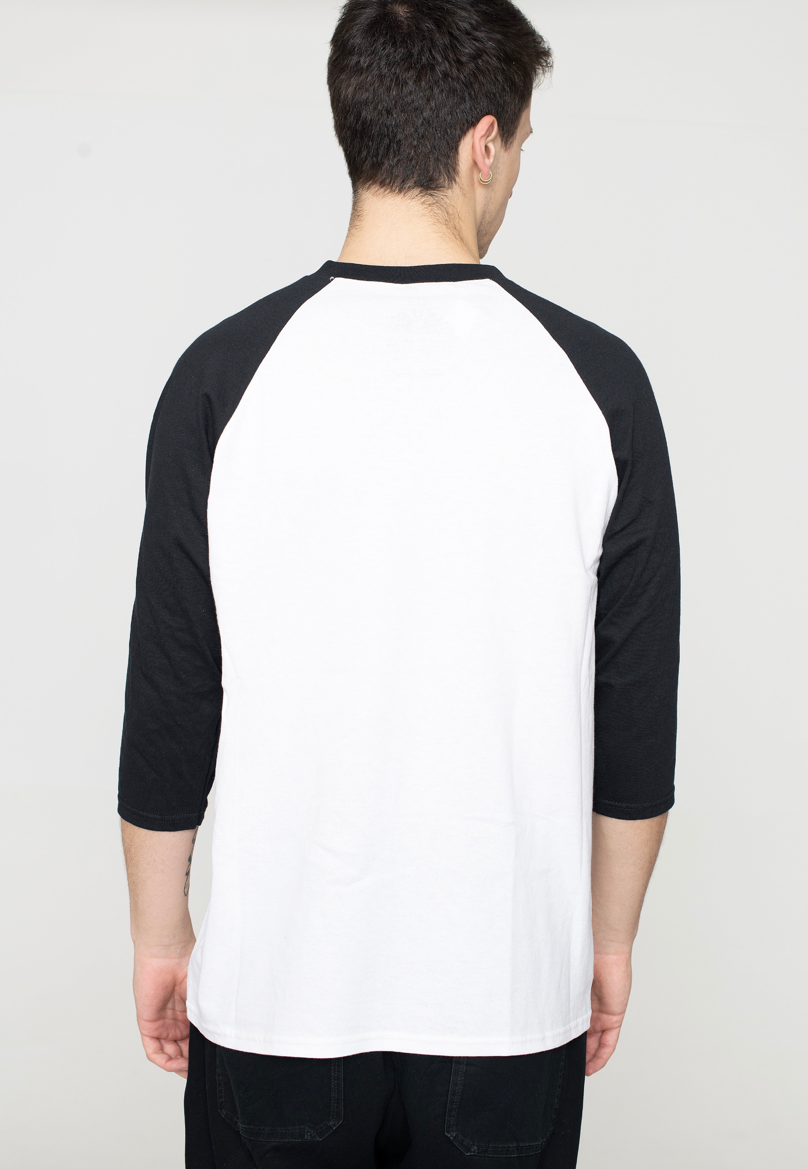 Steady Clothing - Rockabilly Music Raglan Black - Longsleeve | Men-Image