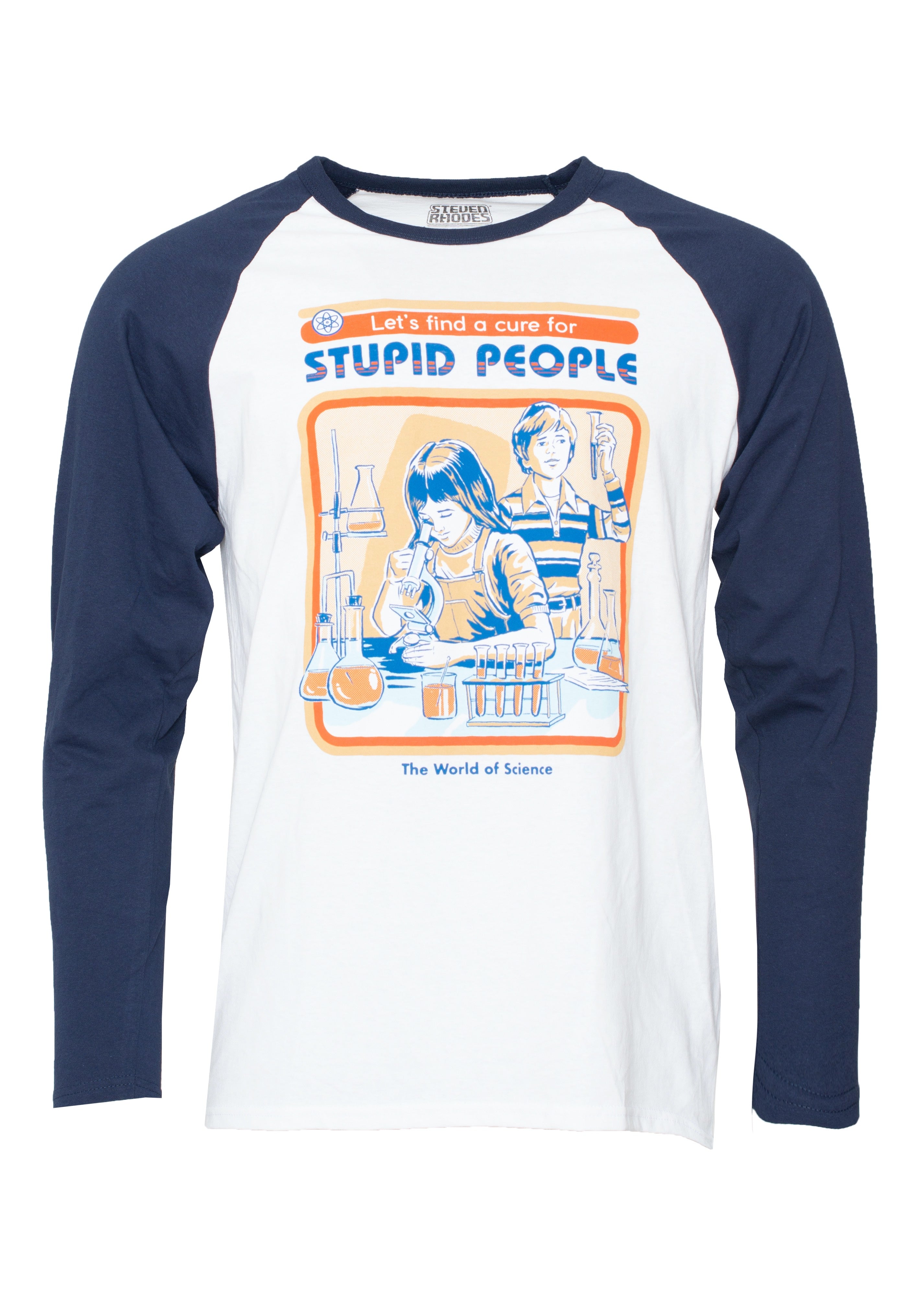 Steven Rhodes - Let´s Find A Cure For Stupid People - Longsleeve | Men-Image