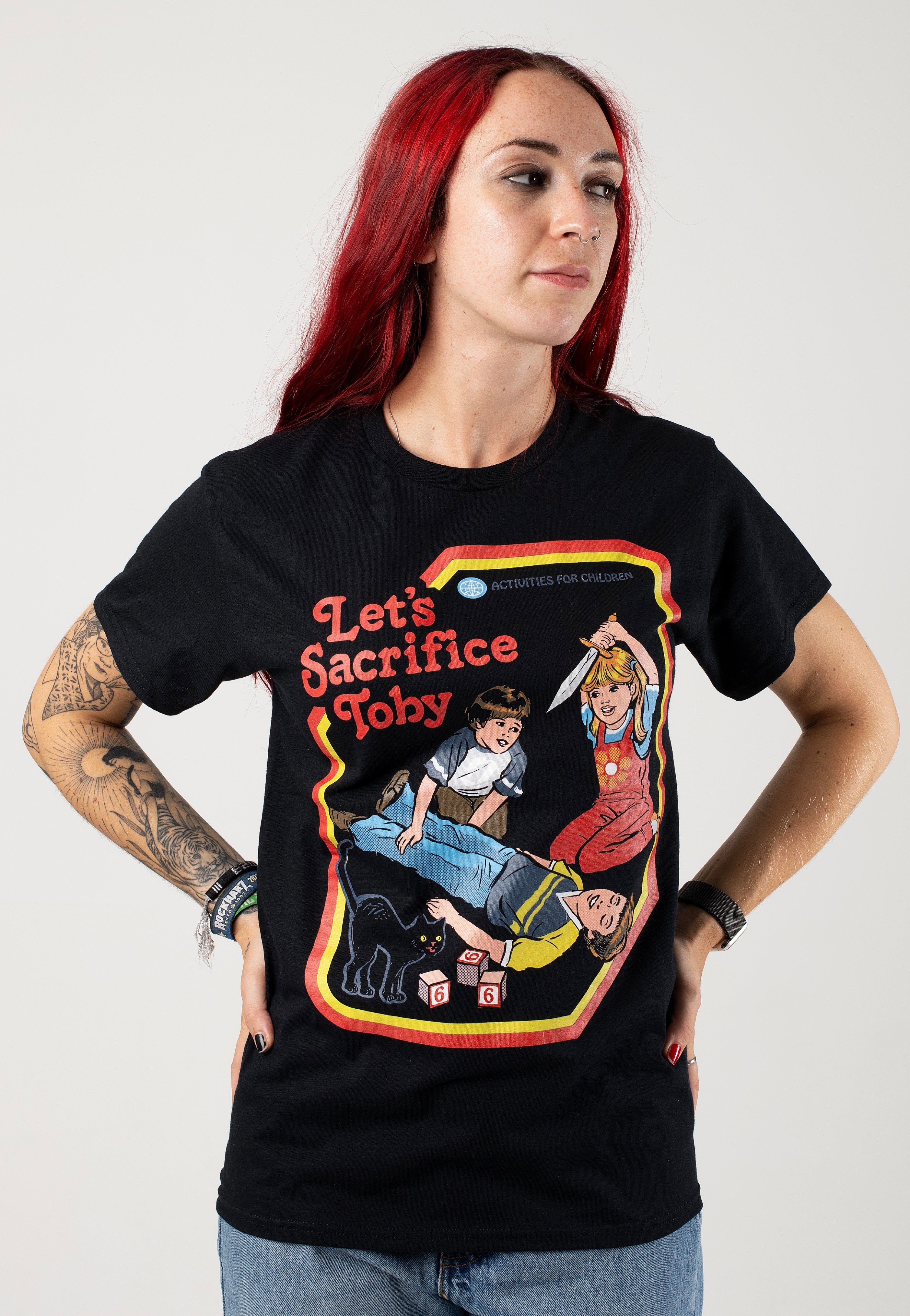 Steven Rhodes - Let's Sacrifice Toby - T-Shirt | Women-Image