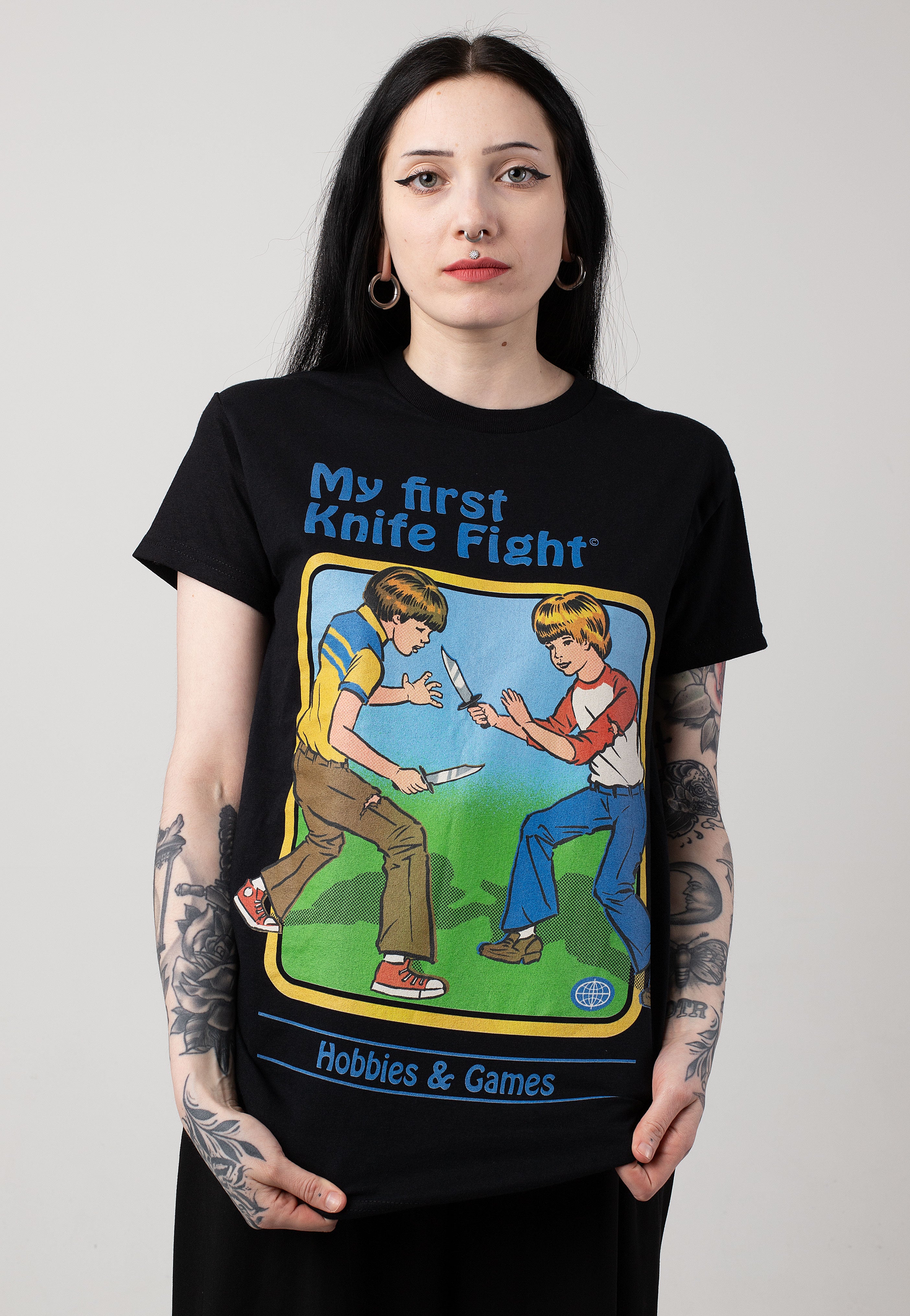 Steven Rhodes - My First Knife Fight - T-Shirt | Women-Image