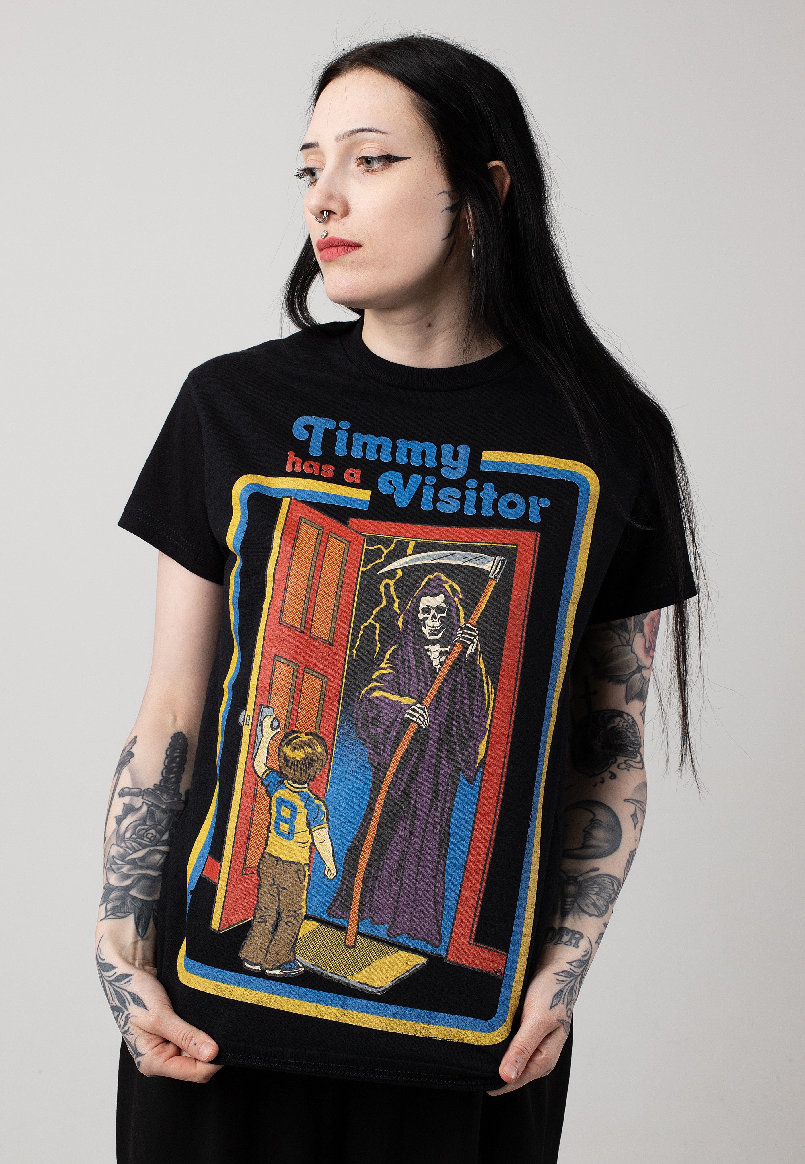 Steven Rhodes - Timmy Has A Visitor - T-Shirt | Women-Image