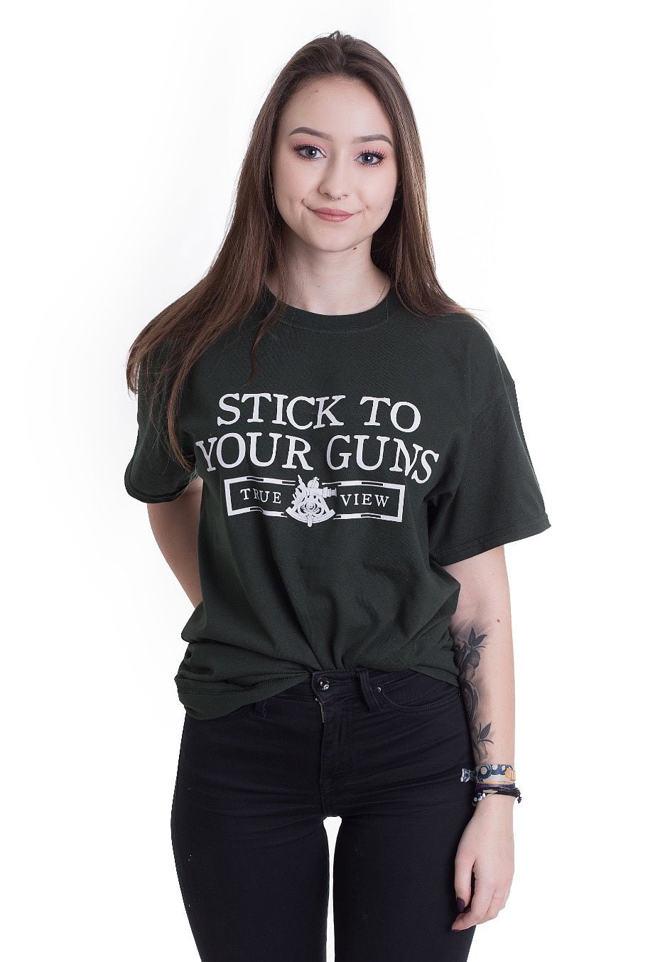 Stick To Your Guns - 56 Forest Green - T-Shirt | Women-Image