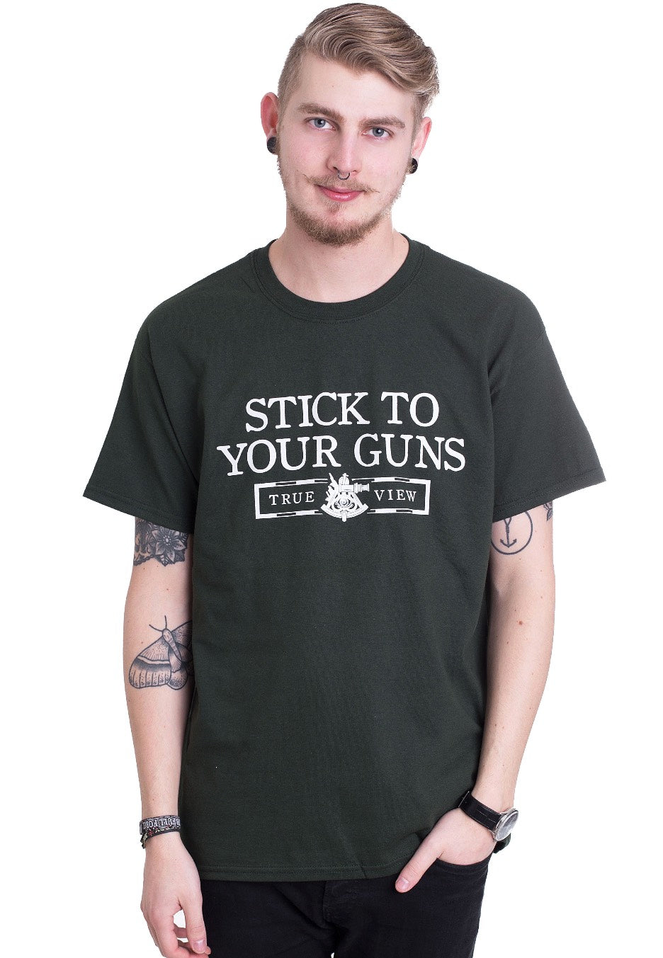 Stick To Your Guns - 56 Forest Green - T-Shirt | Men-Image