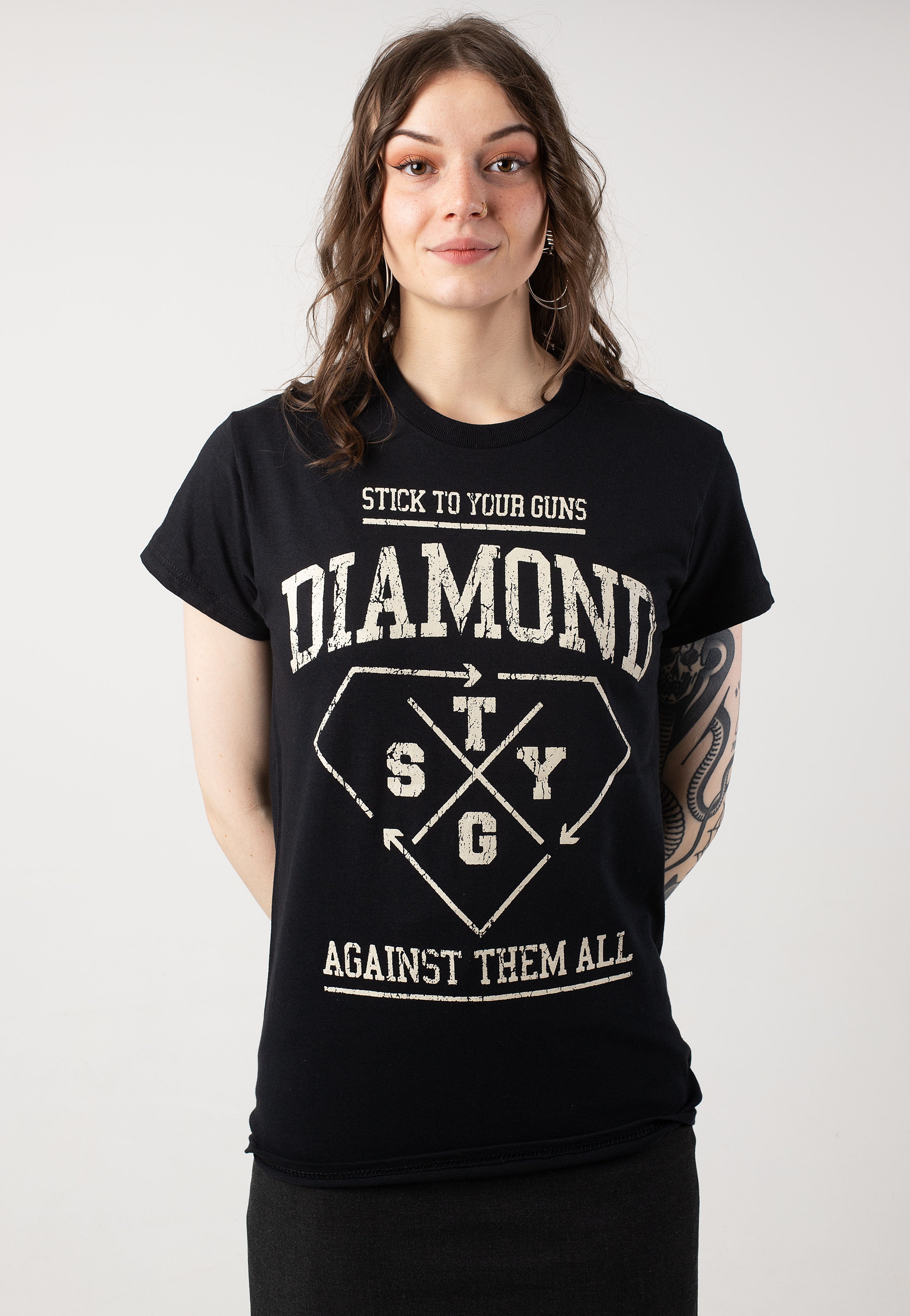 Stick To Your Guns - Against Them All Diamond - T-Shirt | Women-Image