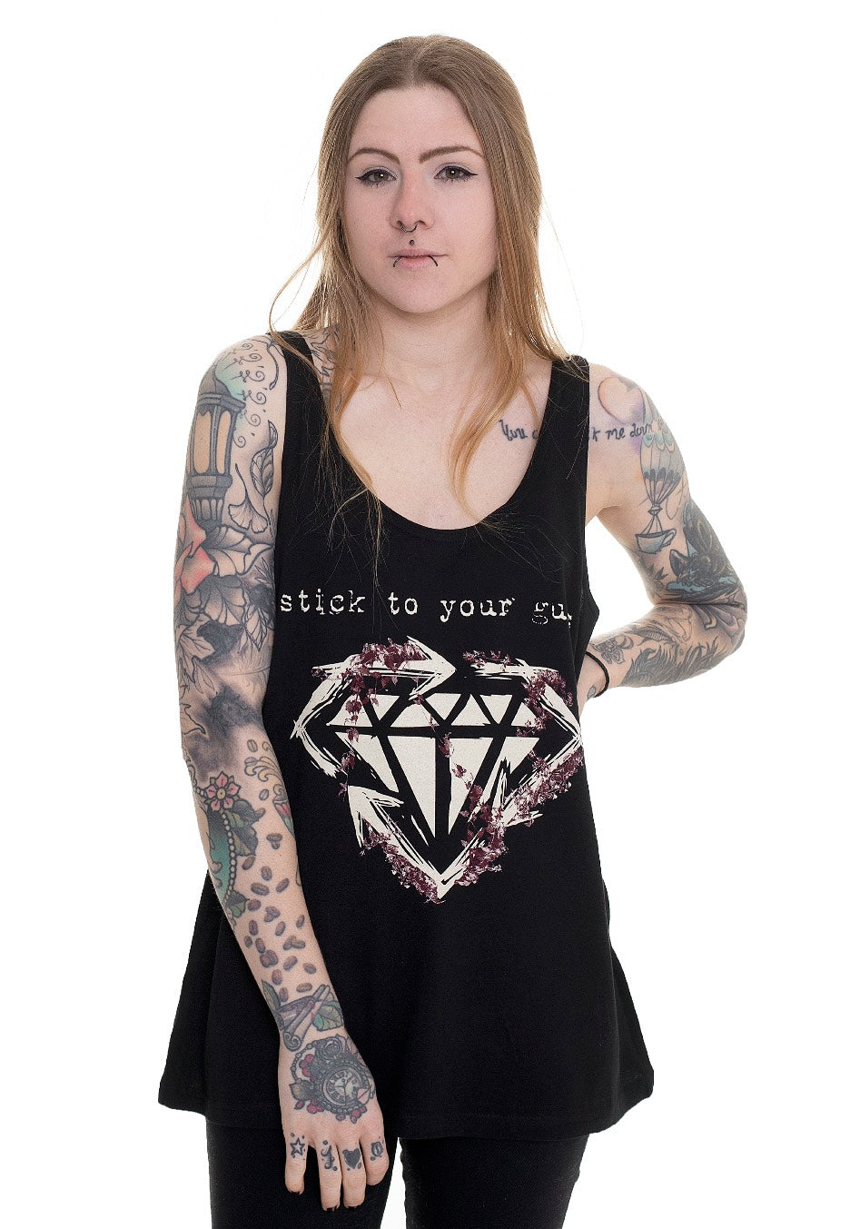 Stick To Your Guns - Diamond Enemy - Girl Tank | Women-Image