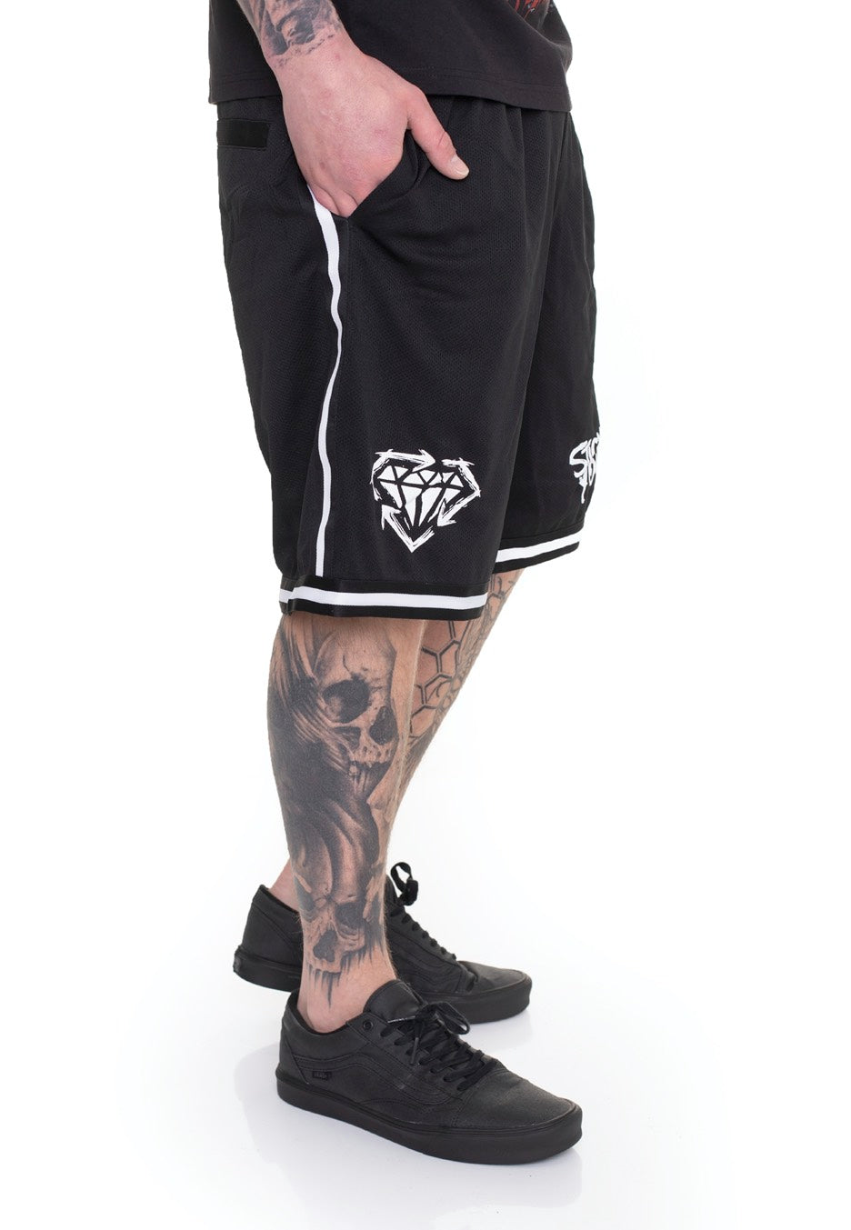 Stick To Your Guns - Diamond Logo Striped - Shorts | Men-Image