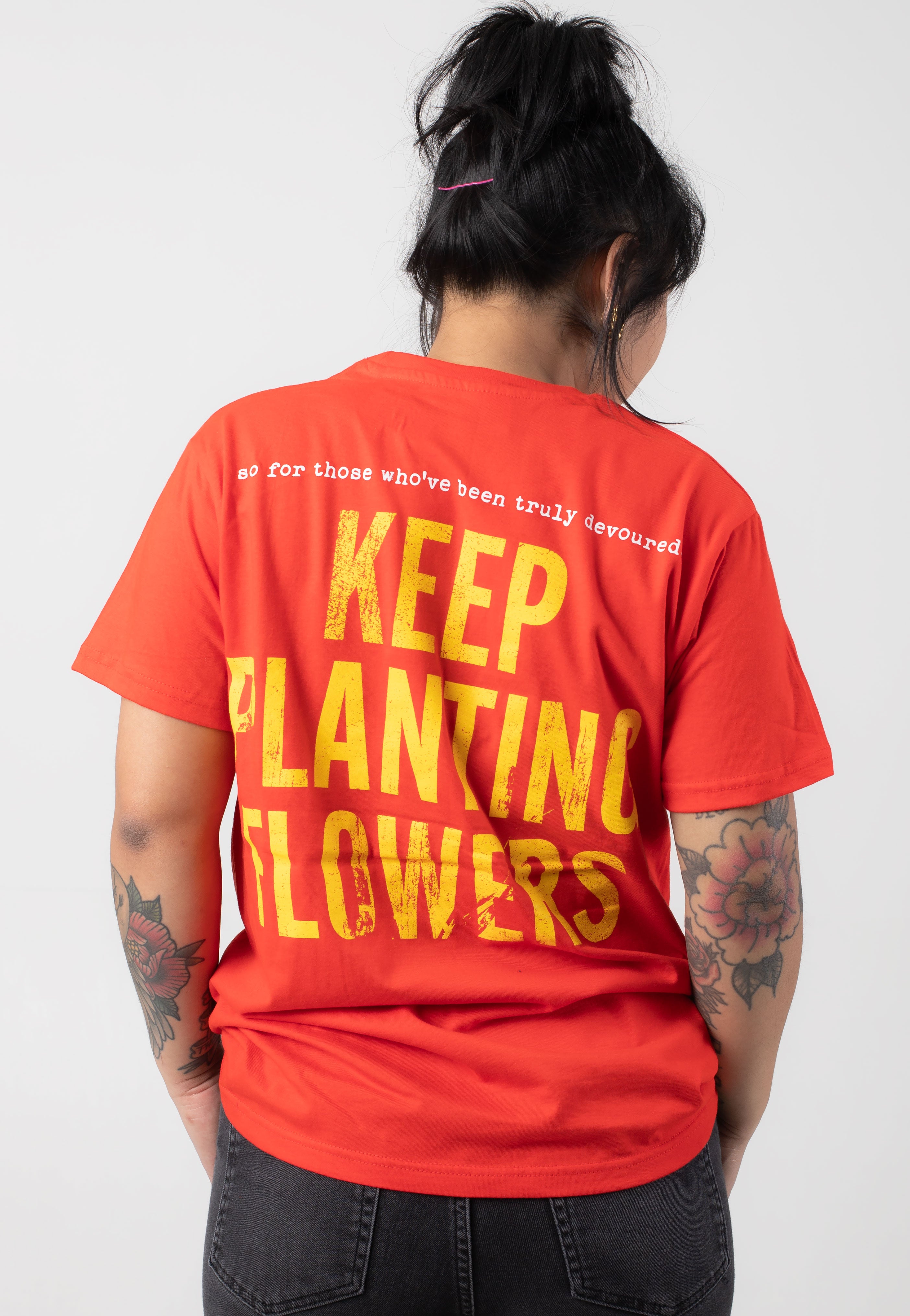 Stick To Your Guns - Keep Planting Globe Fire Red - T-Shirt | Women-Image