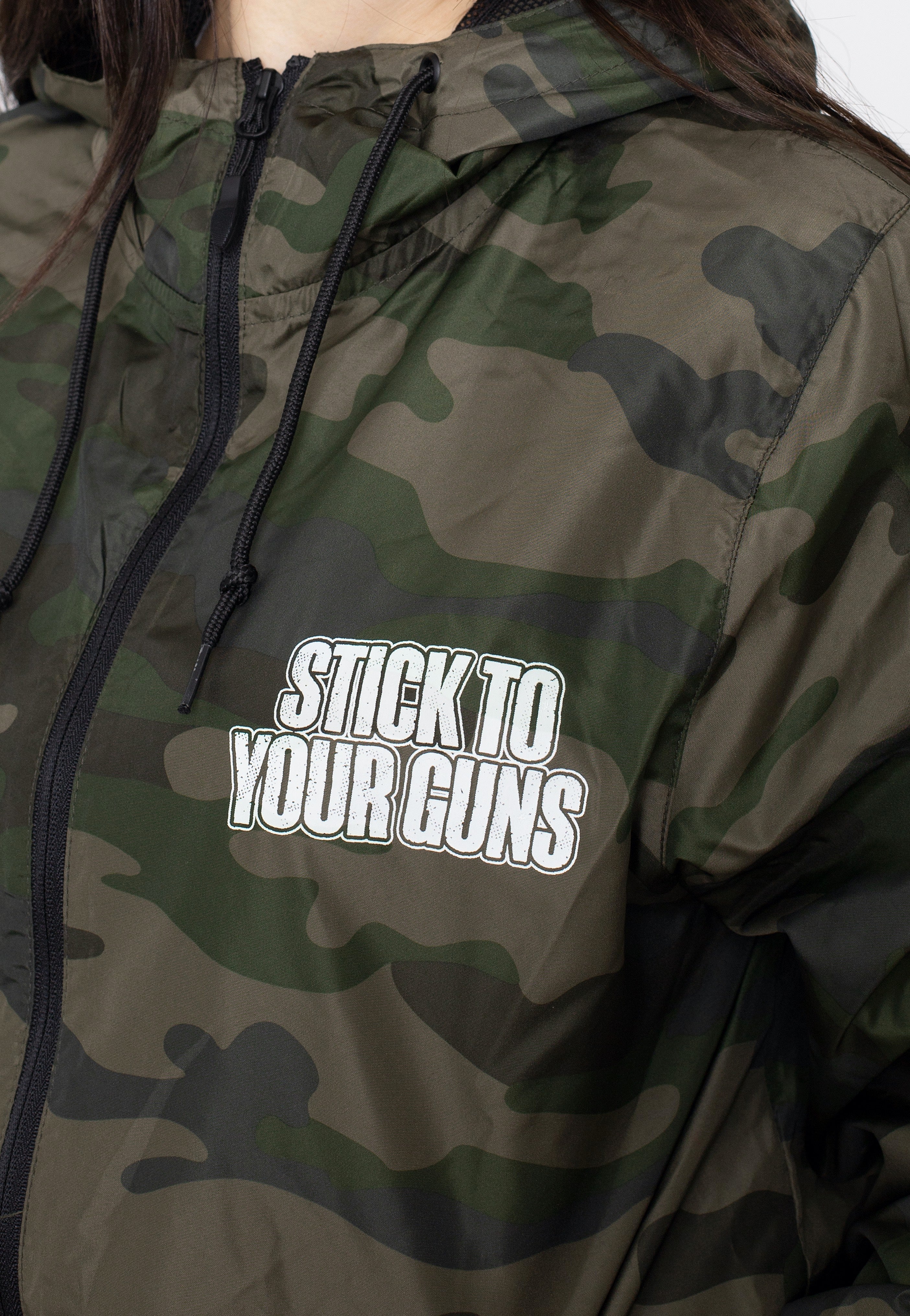 Stick To Your Guns - More Of Us Logo Camo - Windbreaker | Women-Image