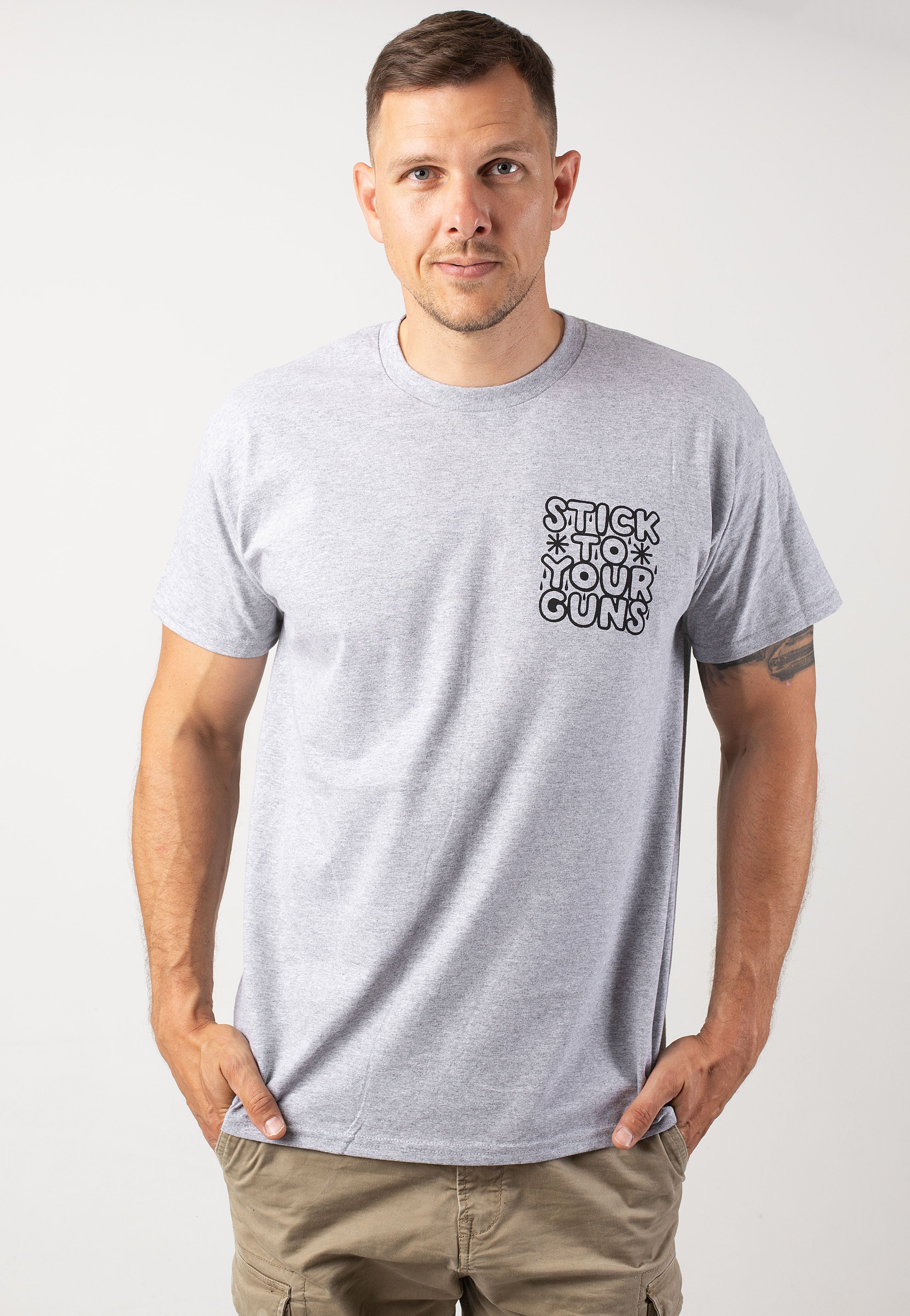 Stick To Your Guns - Nice Things Sportsgrey - T-Shirt | Men-Image