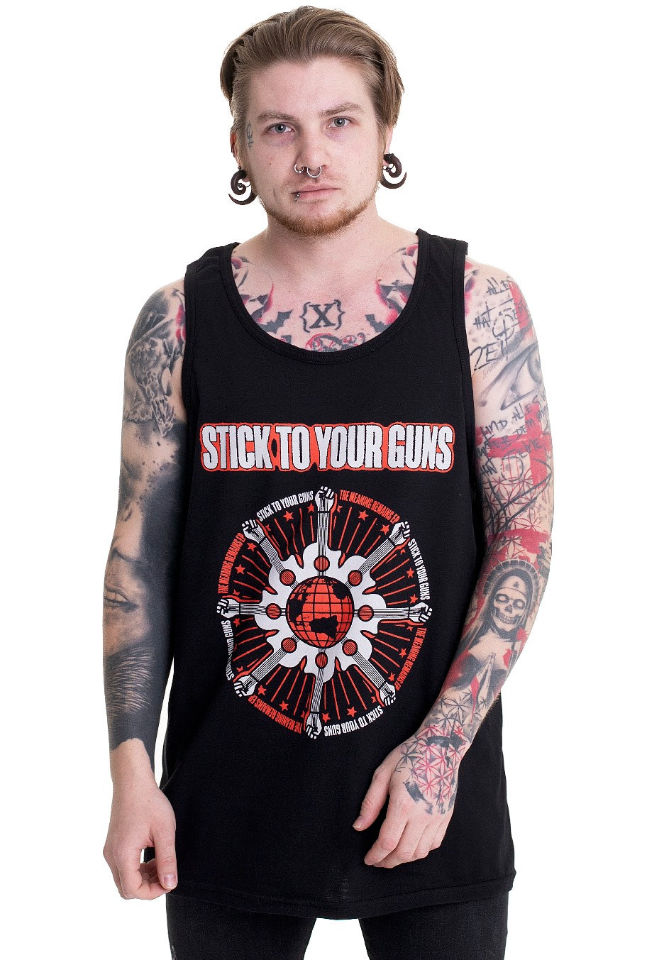 Stick To Your Guns - The Meaning Globe - Tank | Men-Image