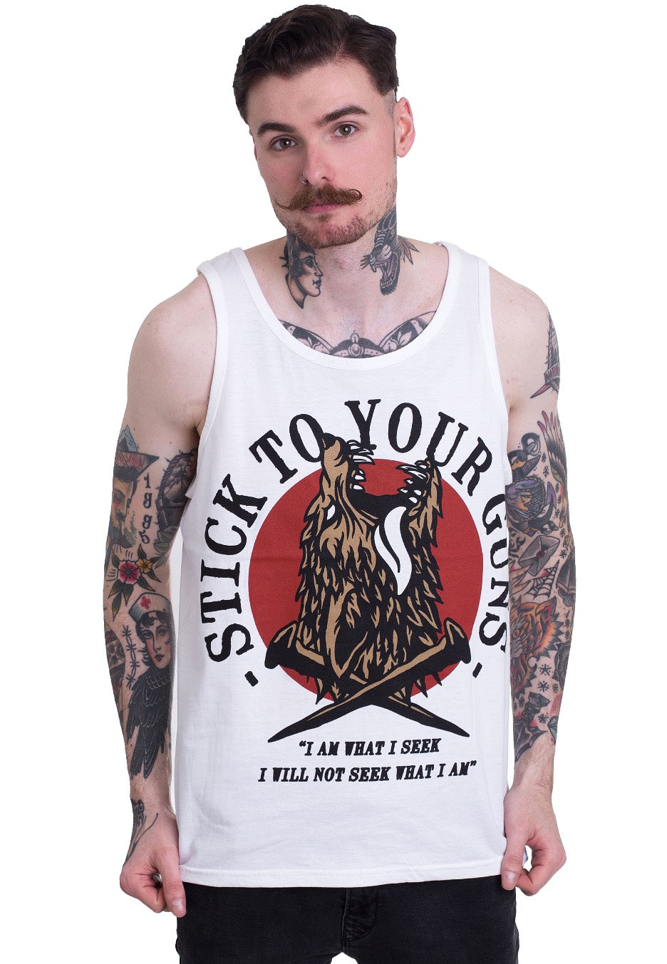 Stick To Your Guns - What I Seek White - Tank | Men-Image