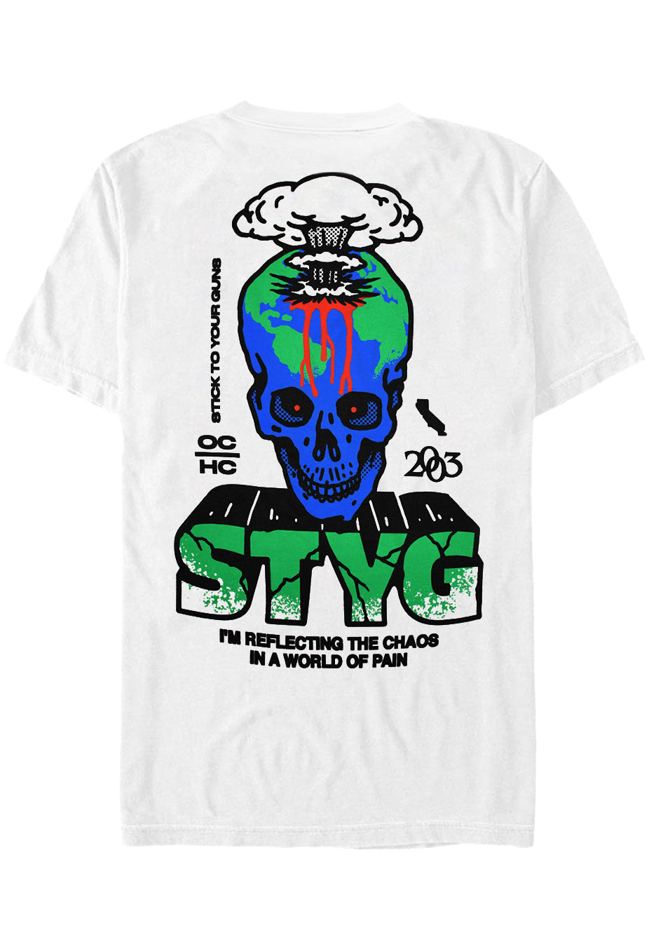 Stick To Your Guns - World Of Pain White - T-Shirt | Neutral-Image