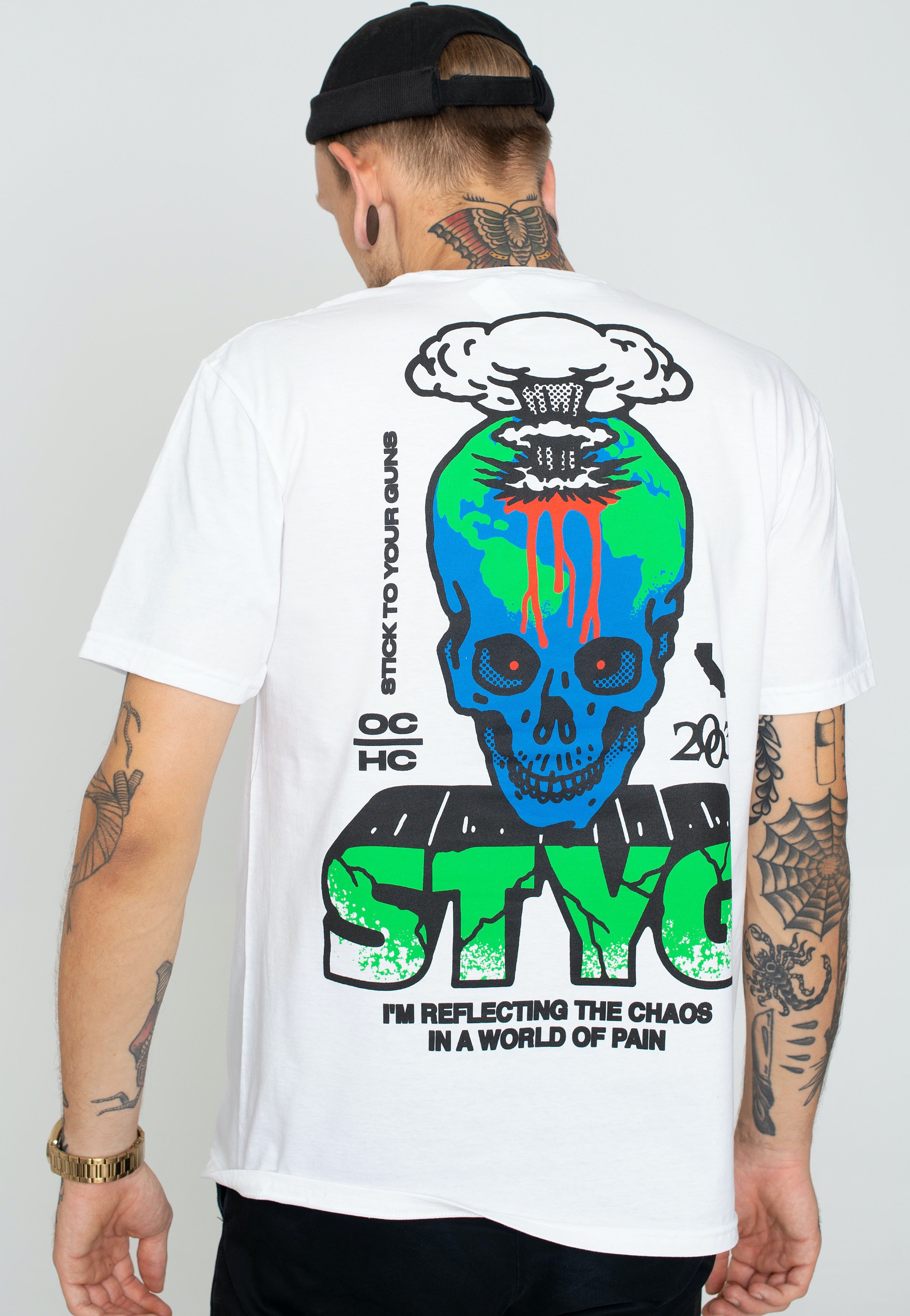 Stick To Your Guns - World Of Pain White - T-Shirt | Men-Image