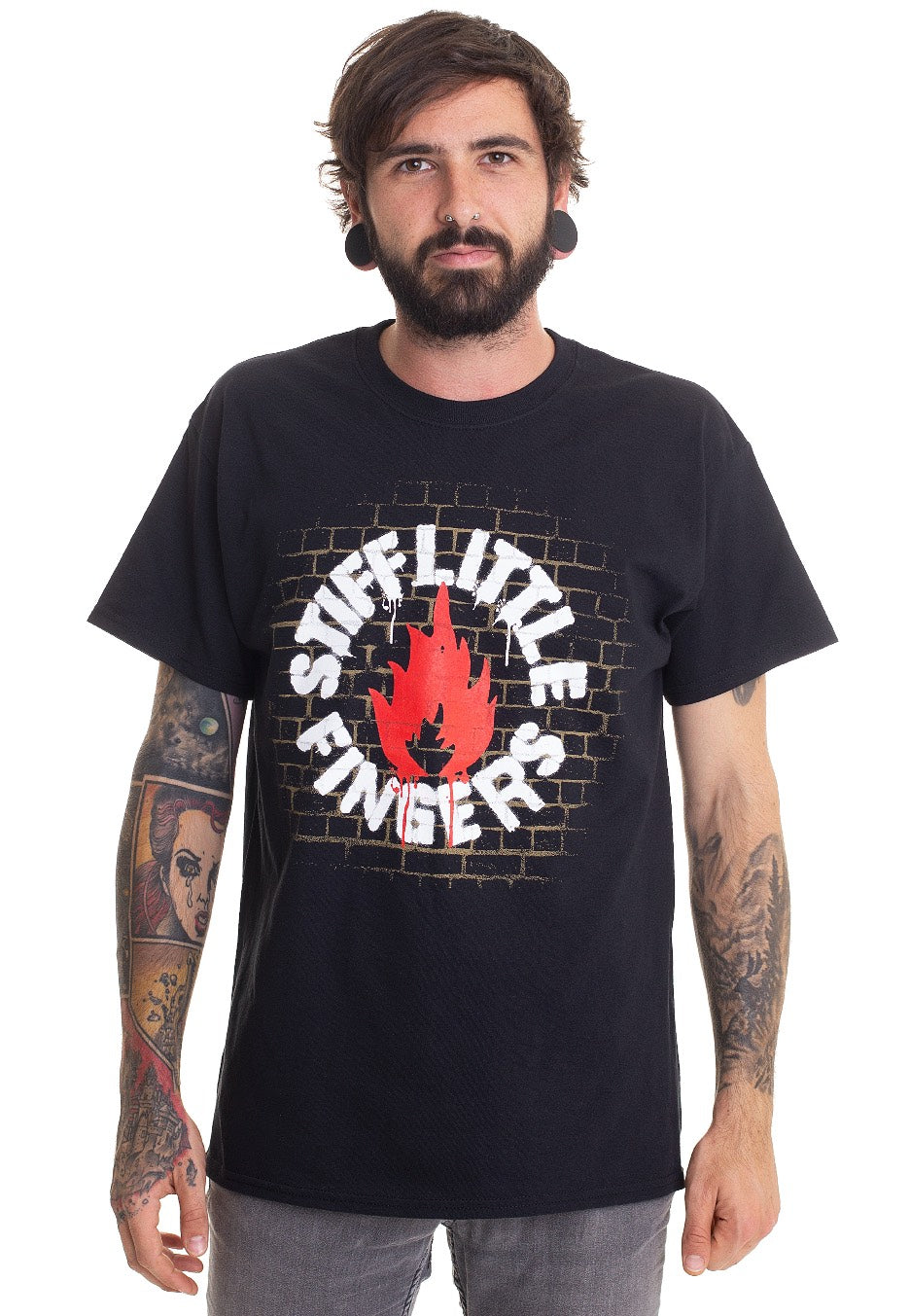 Stiff Little Fingers - Wall - T-Shirt | Men-Image