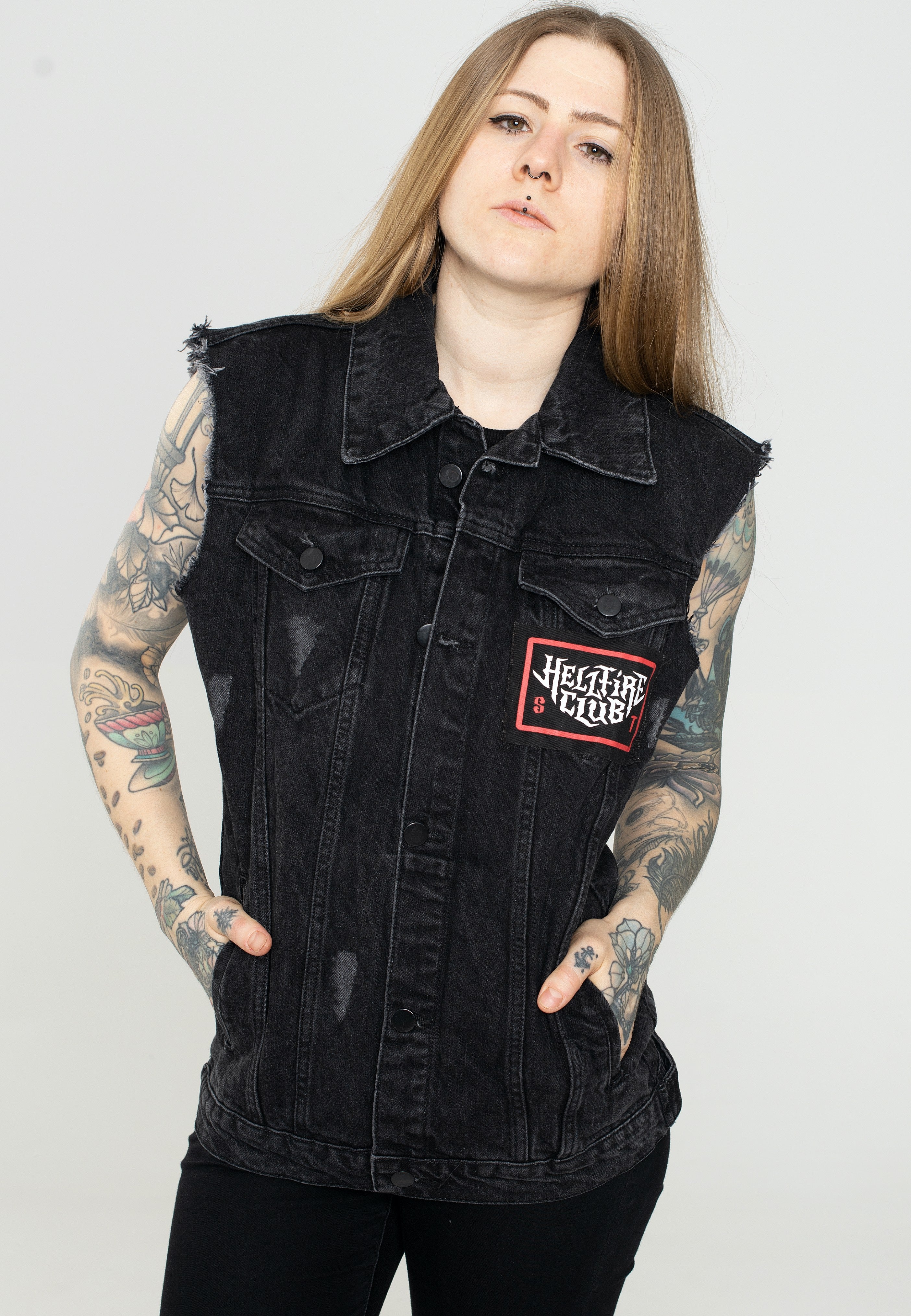 Stranger Things Hellfire Club hot Denim Vest