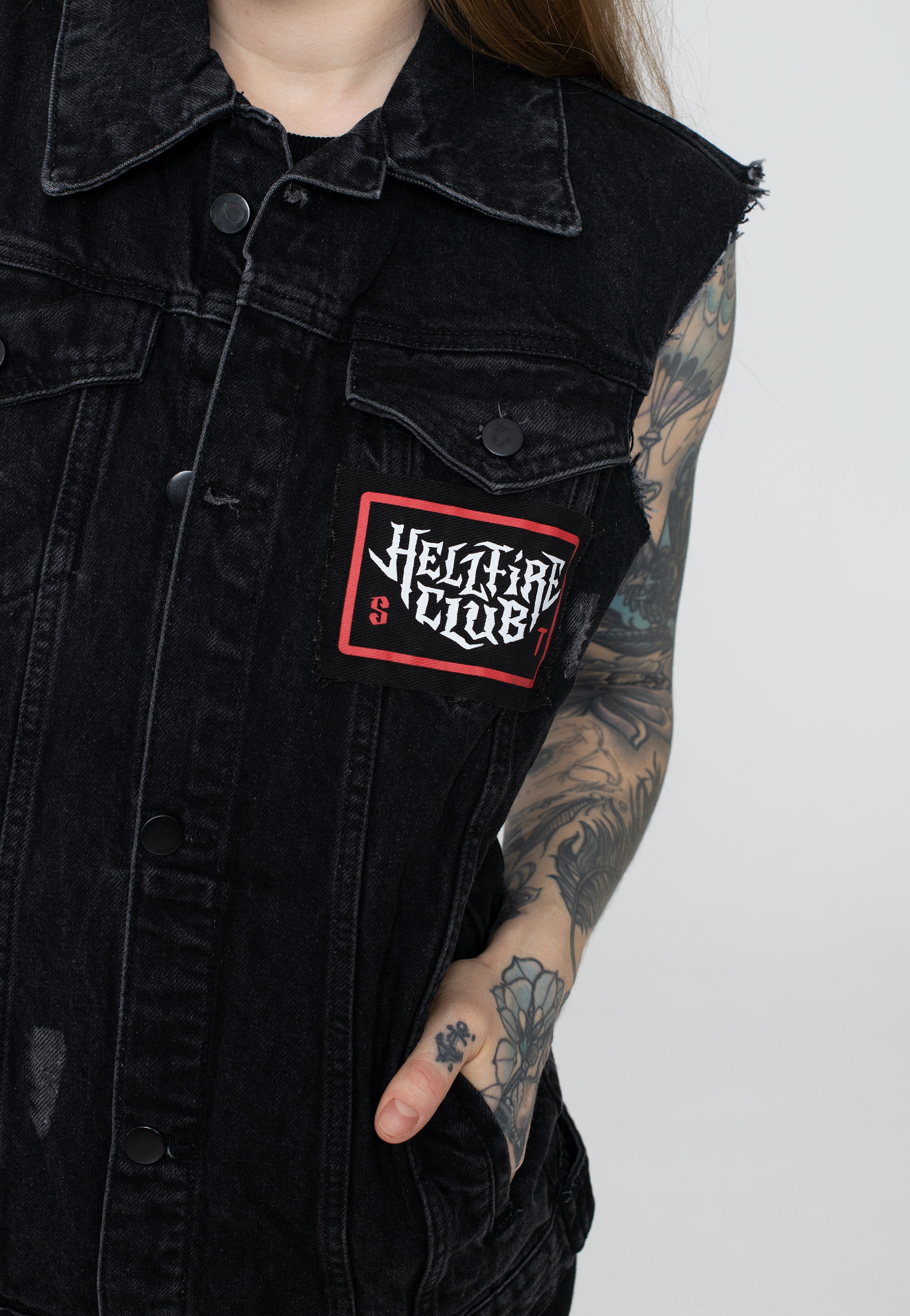 Stranger Things - Hellfire Club Denim - Vest | Women-Image