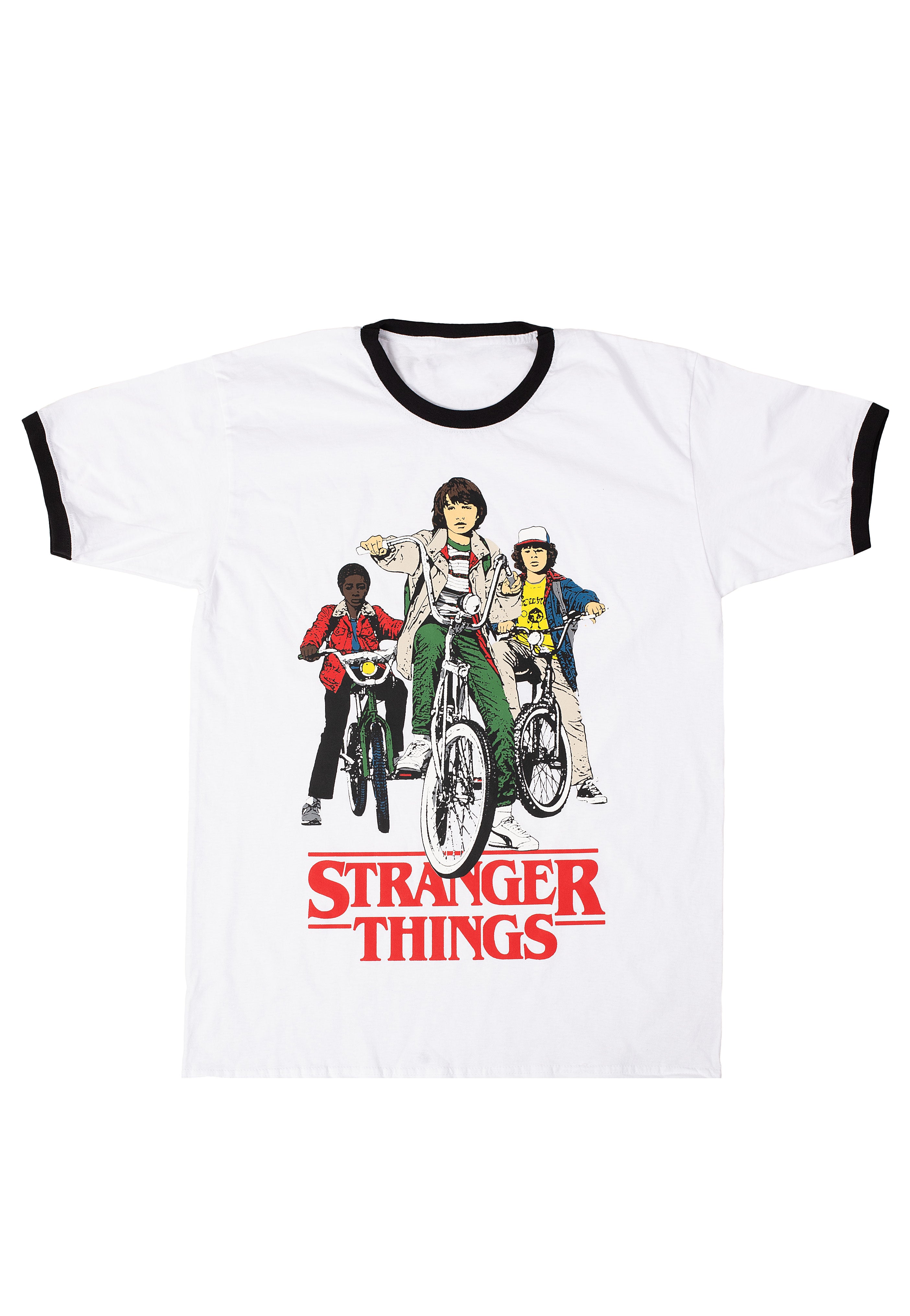 Stranger Things - Bikes Ringer White - T-Shirt | Neutral-Image