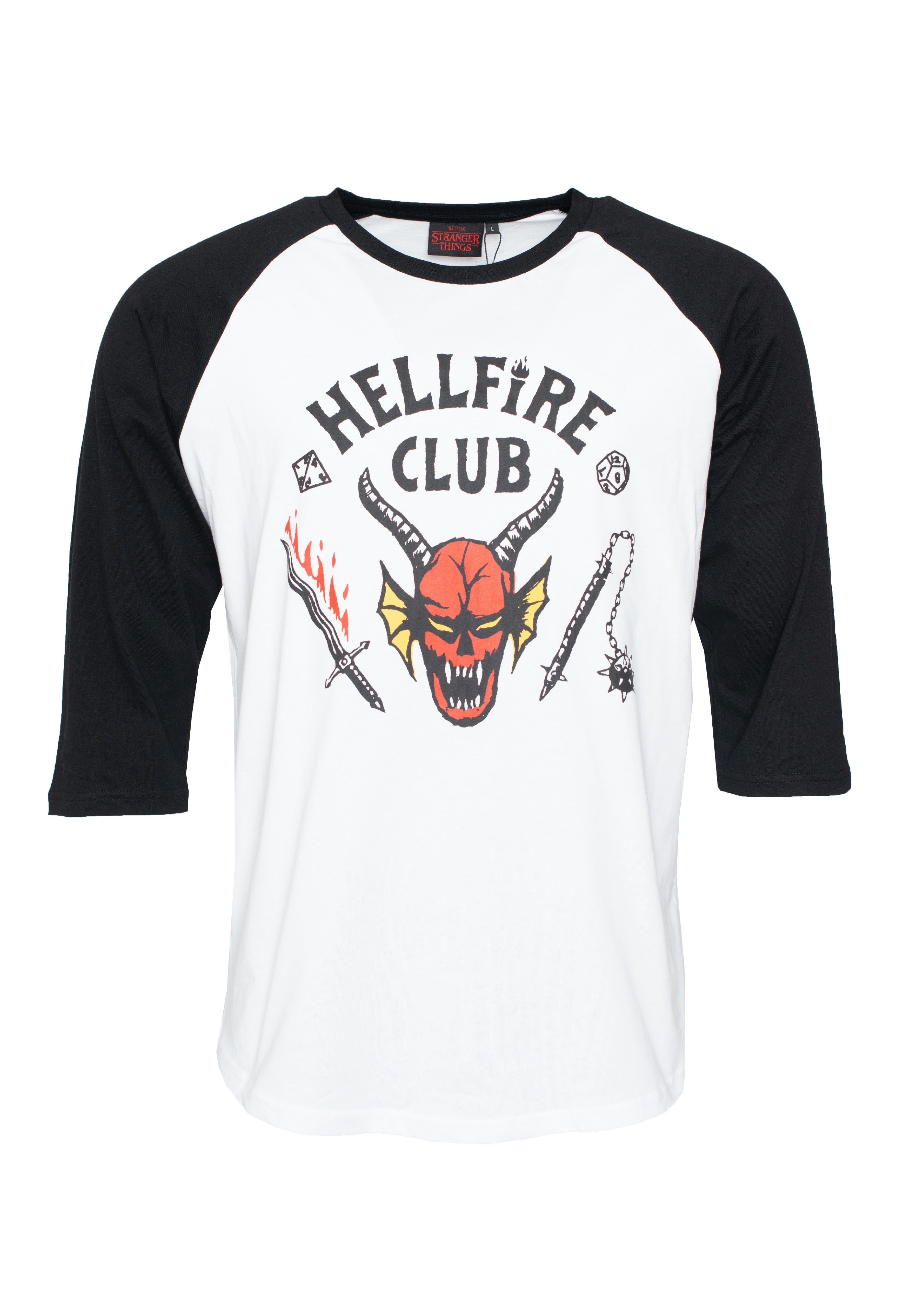 Stranger Things - Hellfire Club Crest - Longsleeve | Men-Image