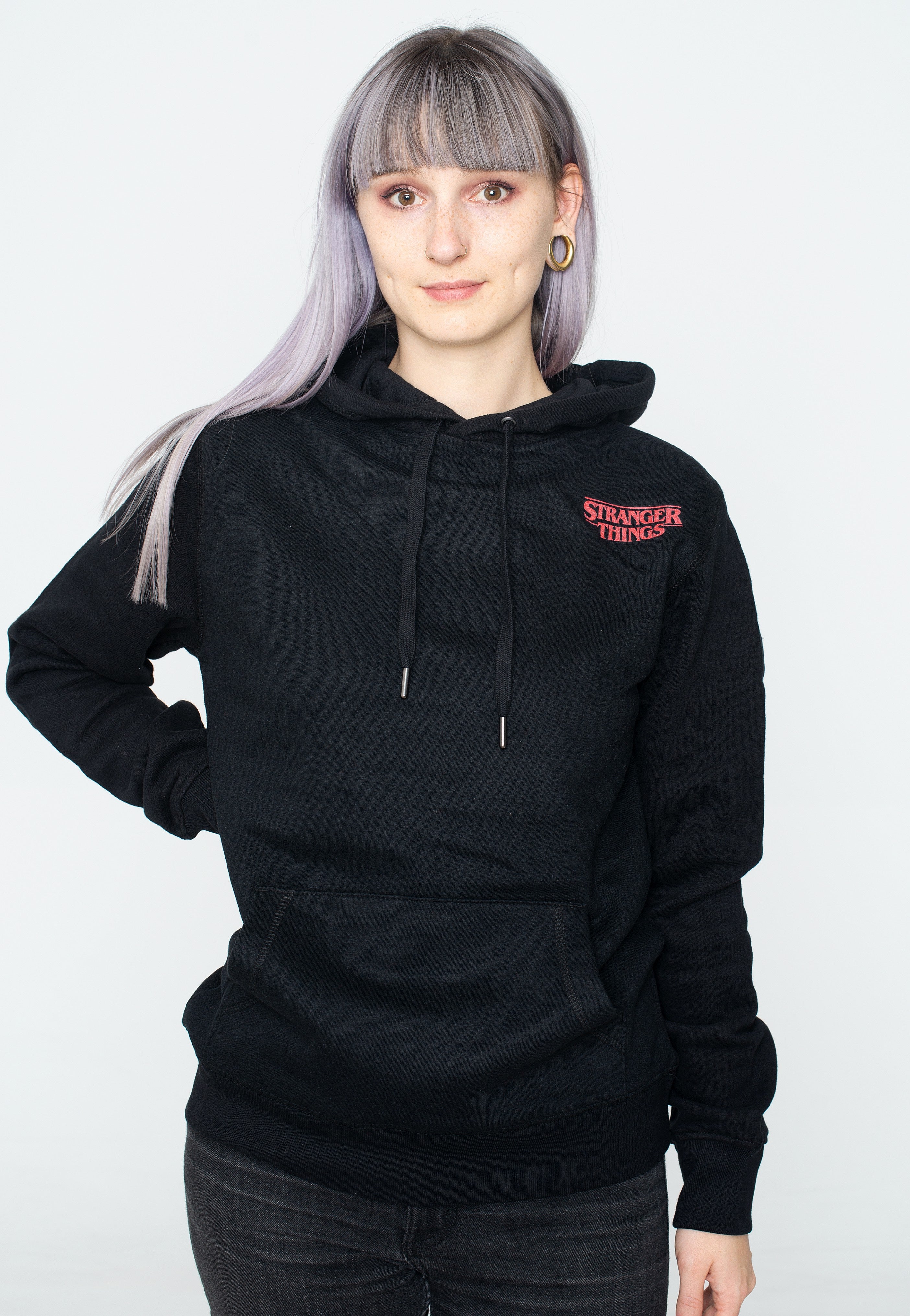 Stranger Things - Pocket Logo - Hoodie | Women-Image