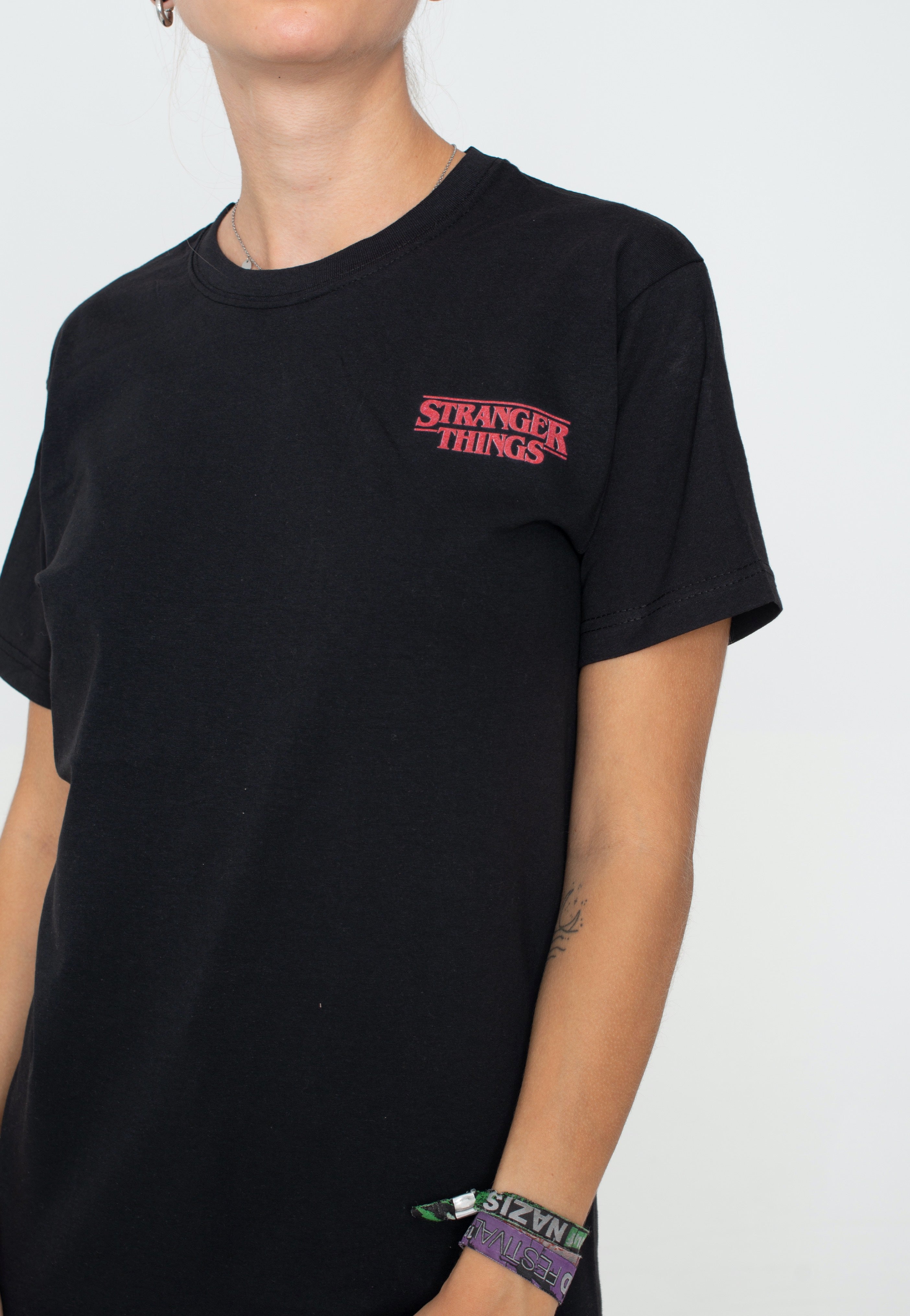 Stranger Things - Pocket Logo - T-Shirt | Women-Image