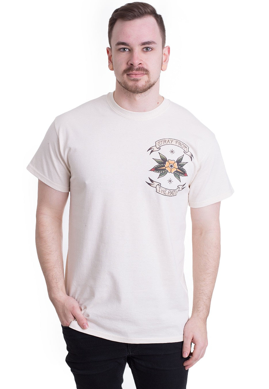 Stray From The Path - Tattoo Lighthouse Natural - T-Shirt | Men-Image