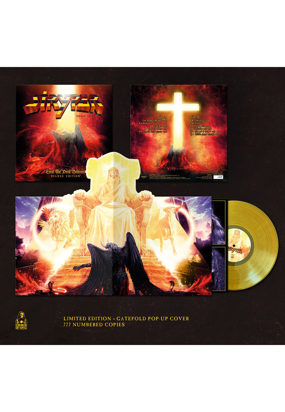 Stryper - Even The Devil Believes Pop-Up Clear Yellow - Colored Vinyl | Neutral-Image