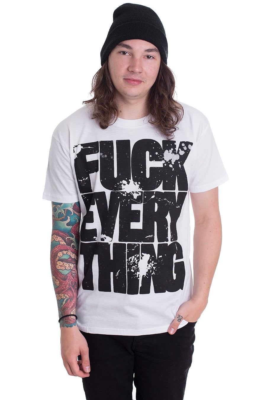 Suicide Silence - New Fuck Everything White - T-Shirt | Men-Image