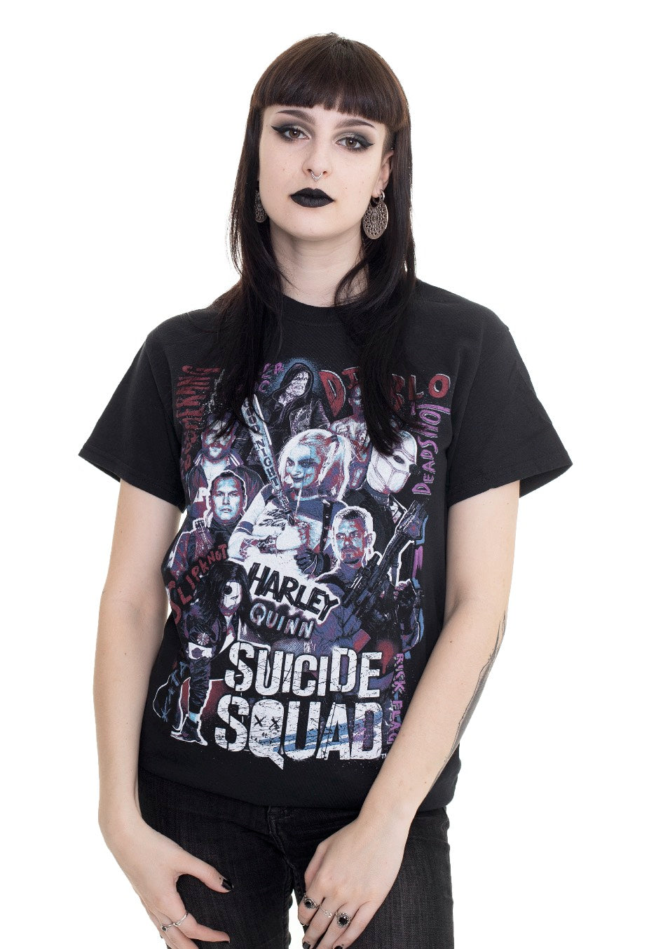 Suicide Squad - Character Collage - T-Shirt | Women-Image