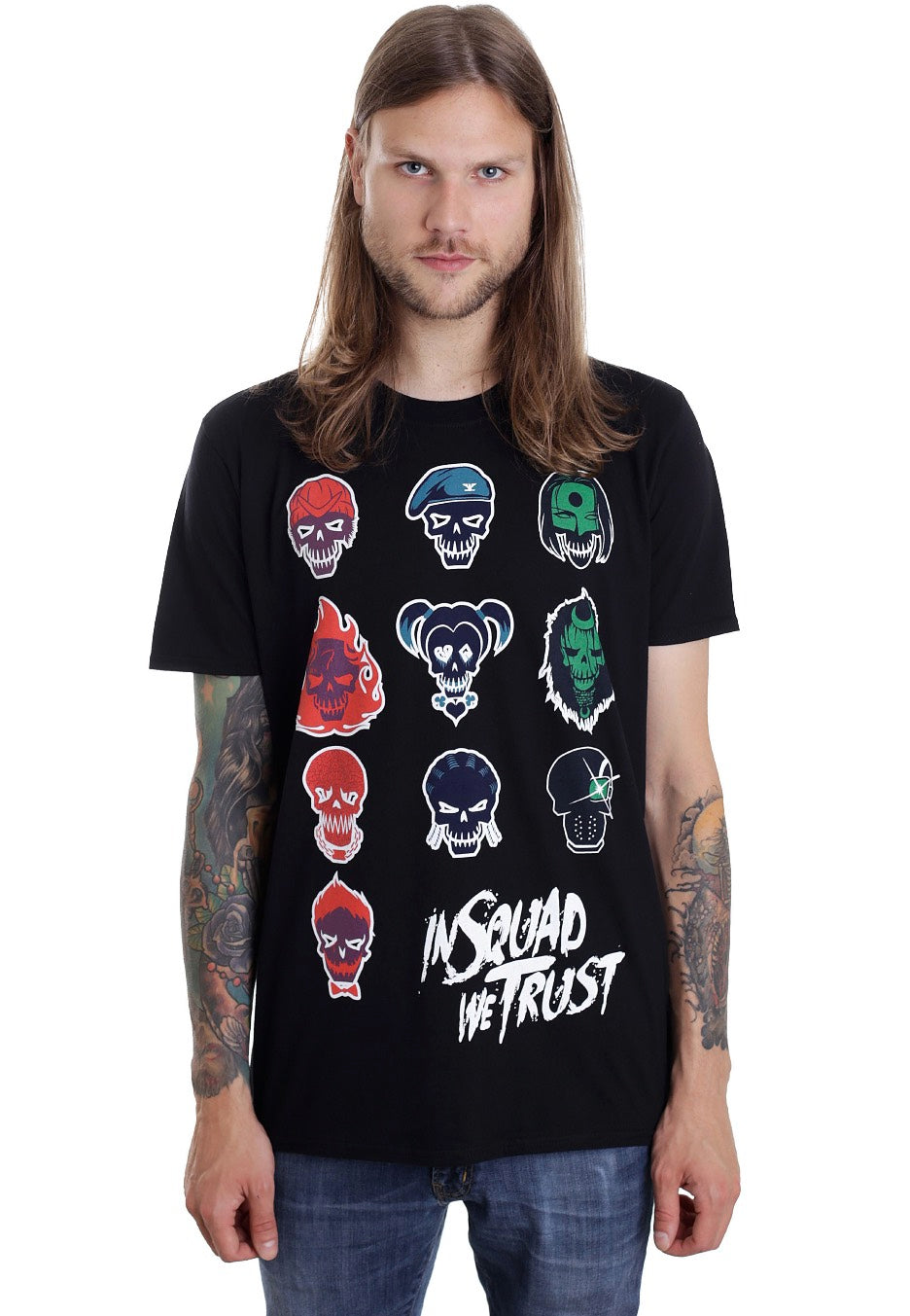 Suicide Squad - In Squad Faces - T-Shirt | Men-Image