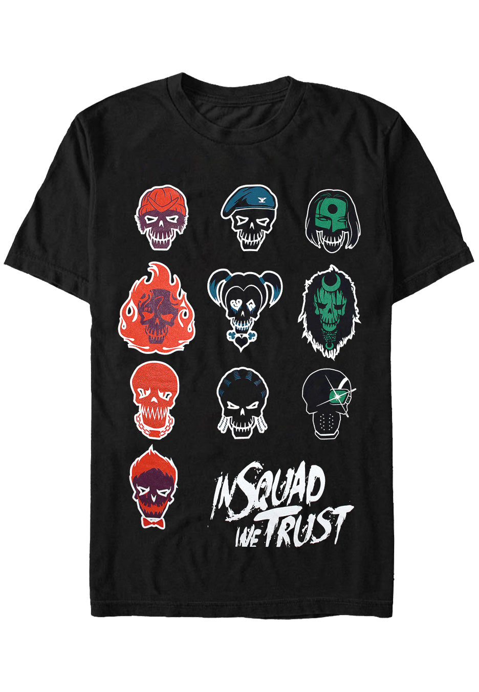 Suicide Squad - In Squad Faces - T-Shirt | Neutral-Image