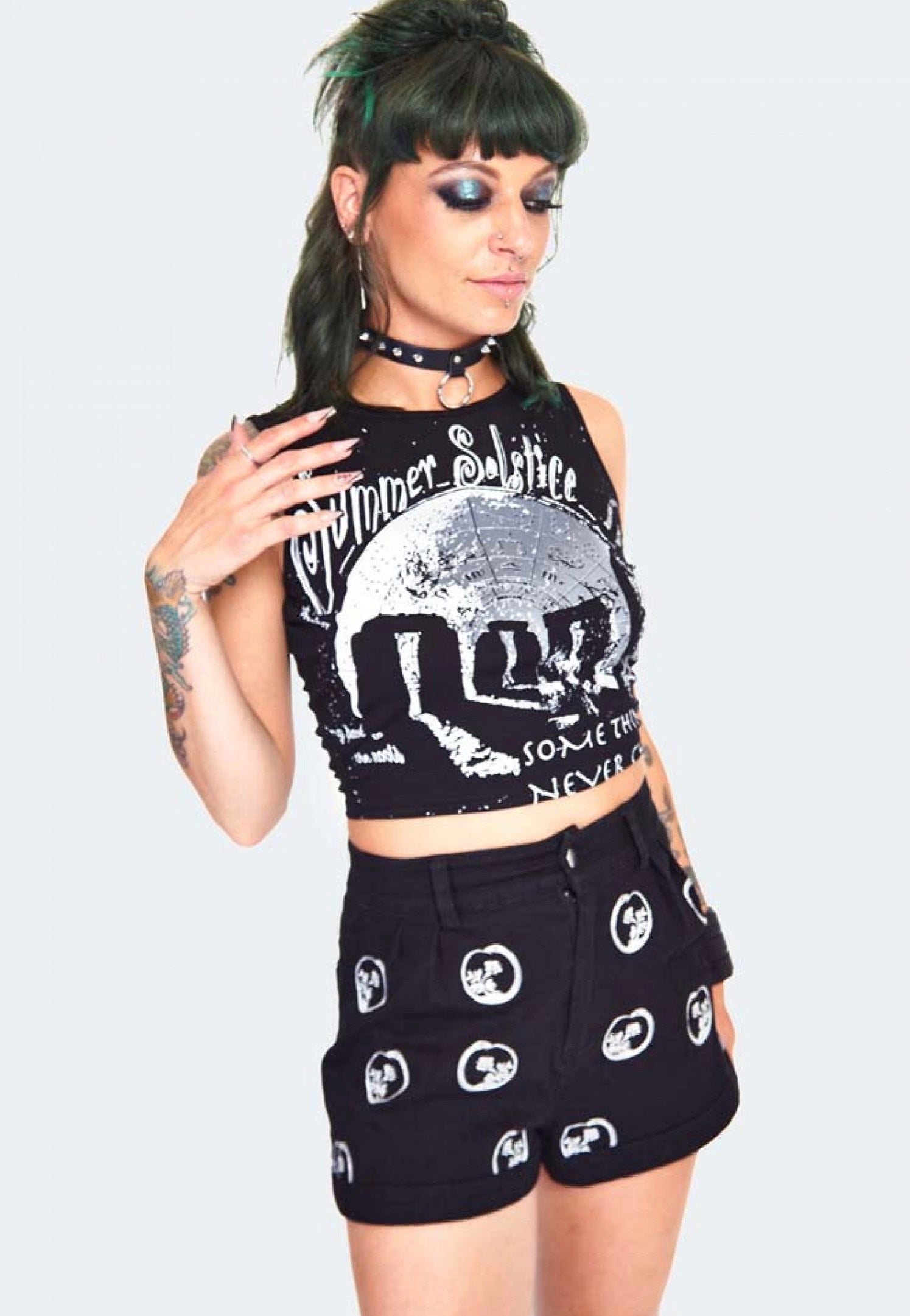 Jawbreaker - Summer Solstice Black - Crop Top | Women-Image